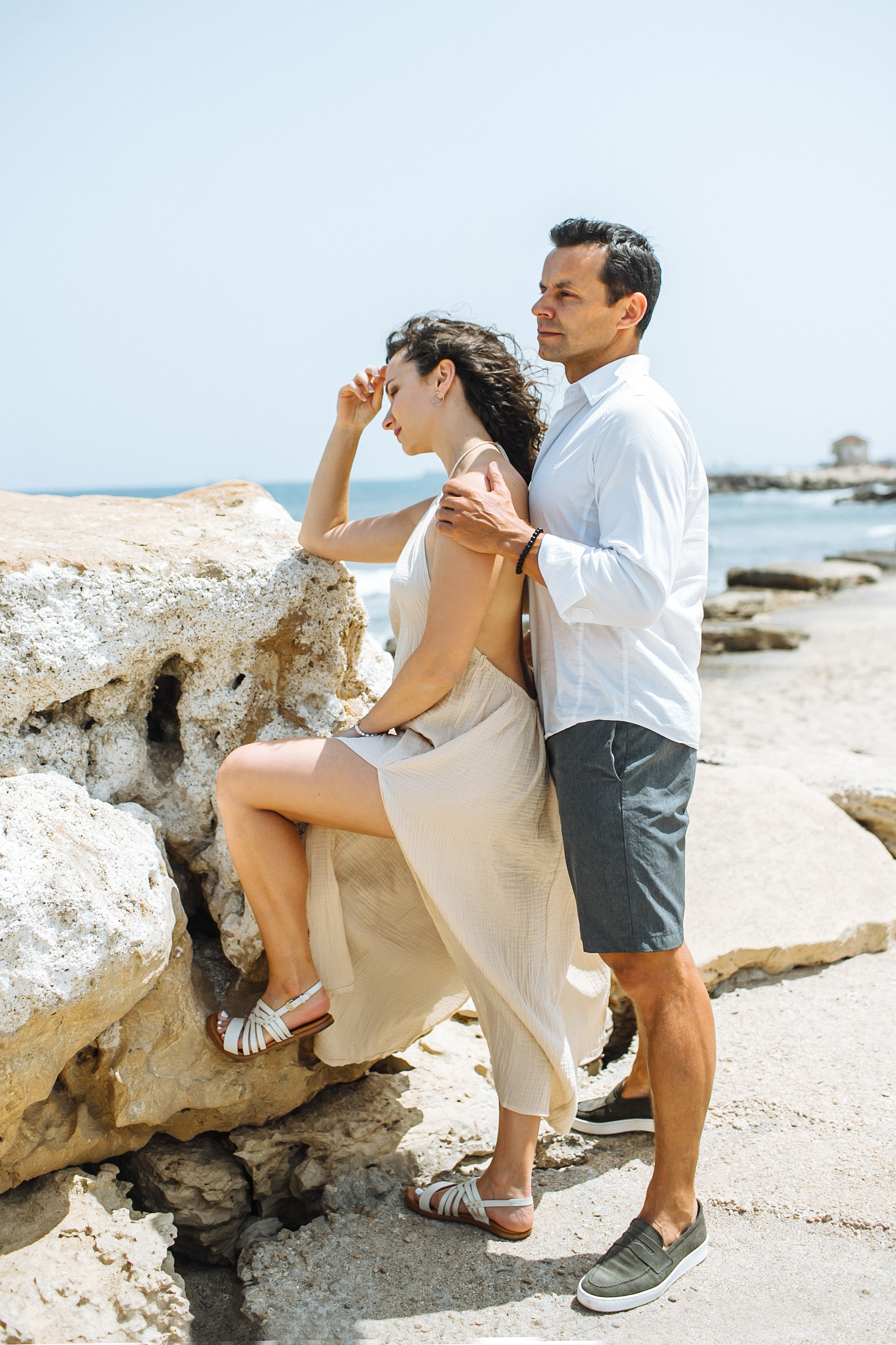 Morning in Bat Galim. Family photographer in Israel