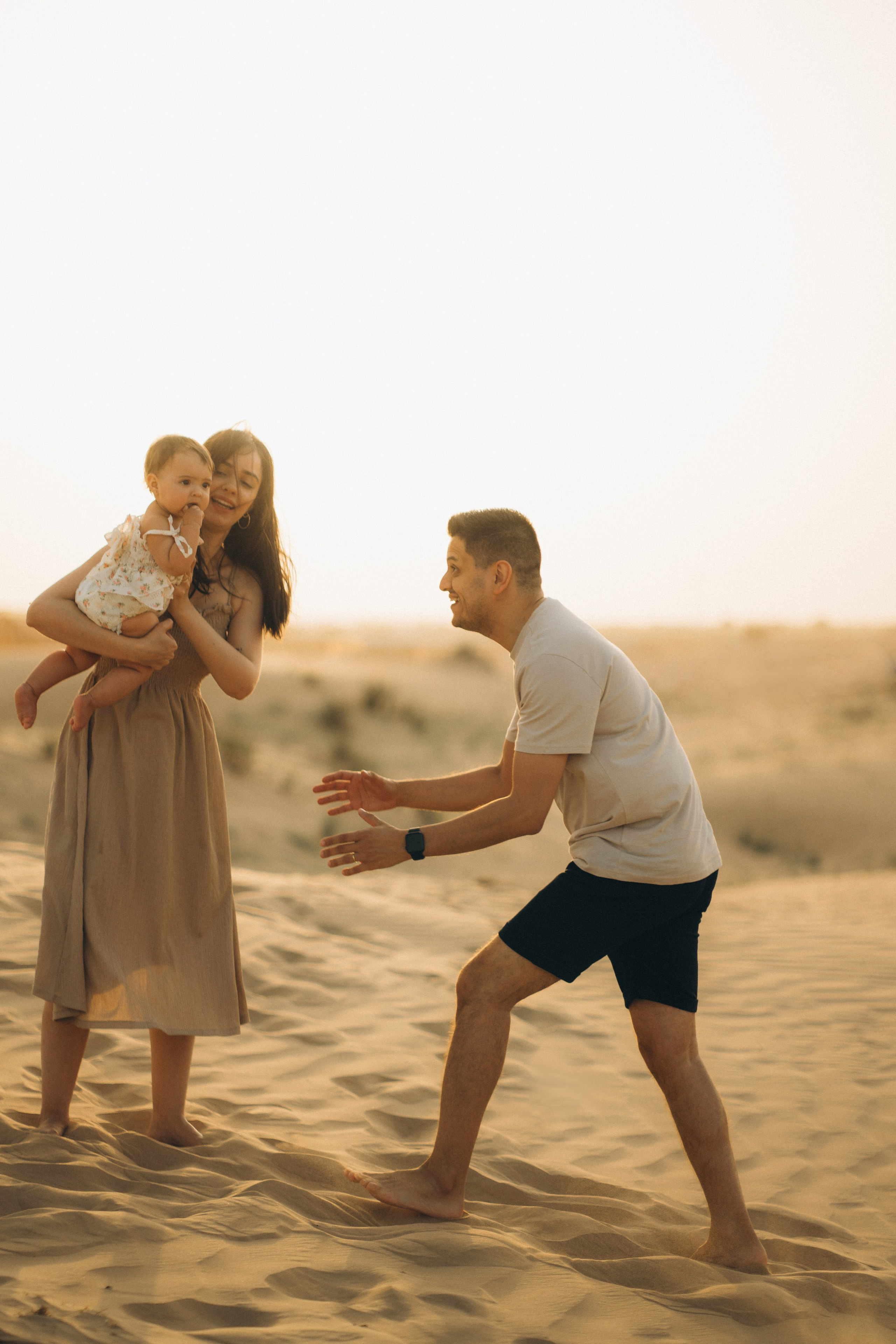Sunset in the desert. Angela Iakovleva — Family Photographer in Dubai