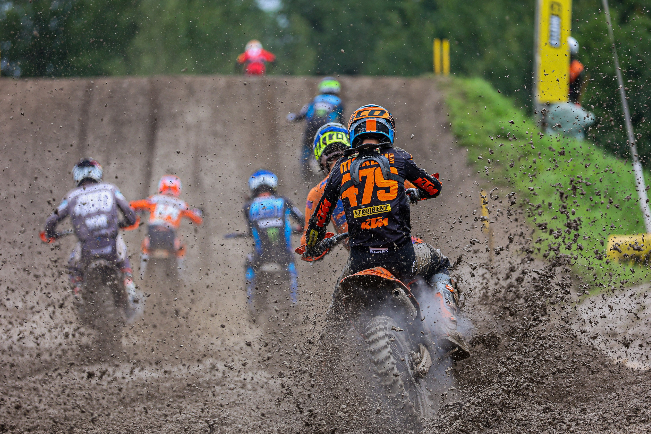 Mud race MXGP of Sweden Motocross World Championship