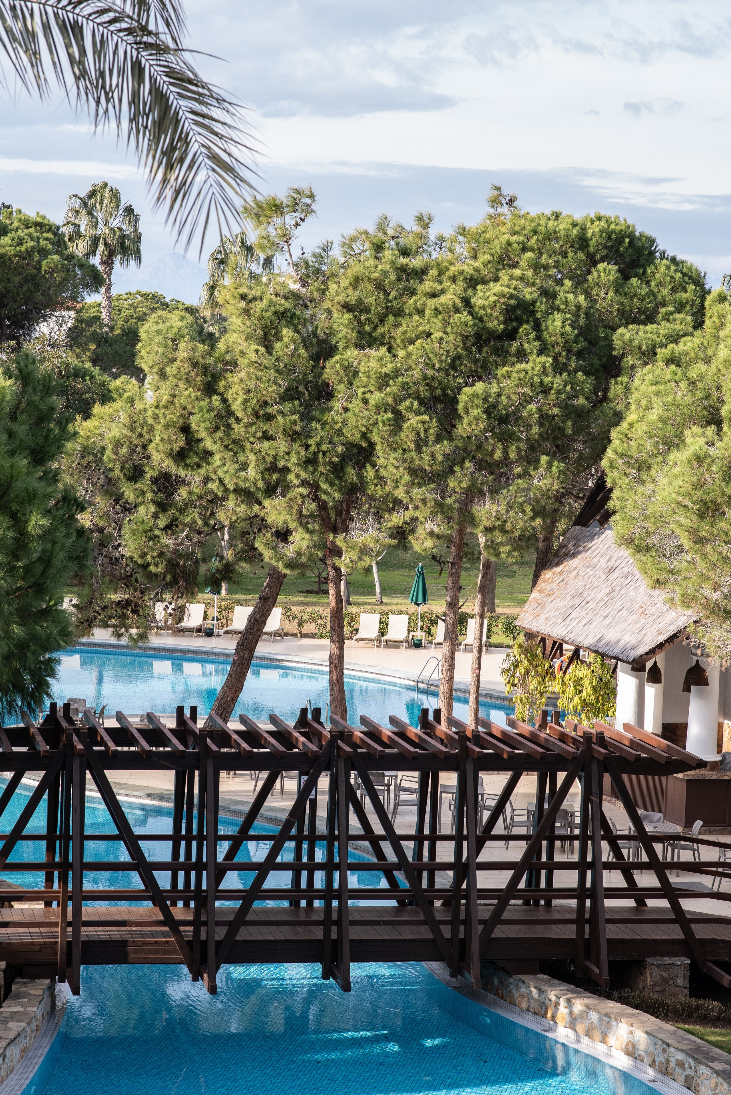 Scenic water area at IC Hotels in Antalya photographed by professional hotel photographer