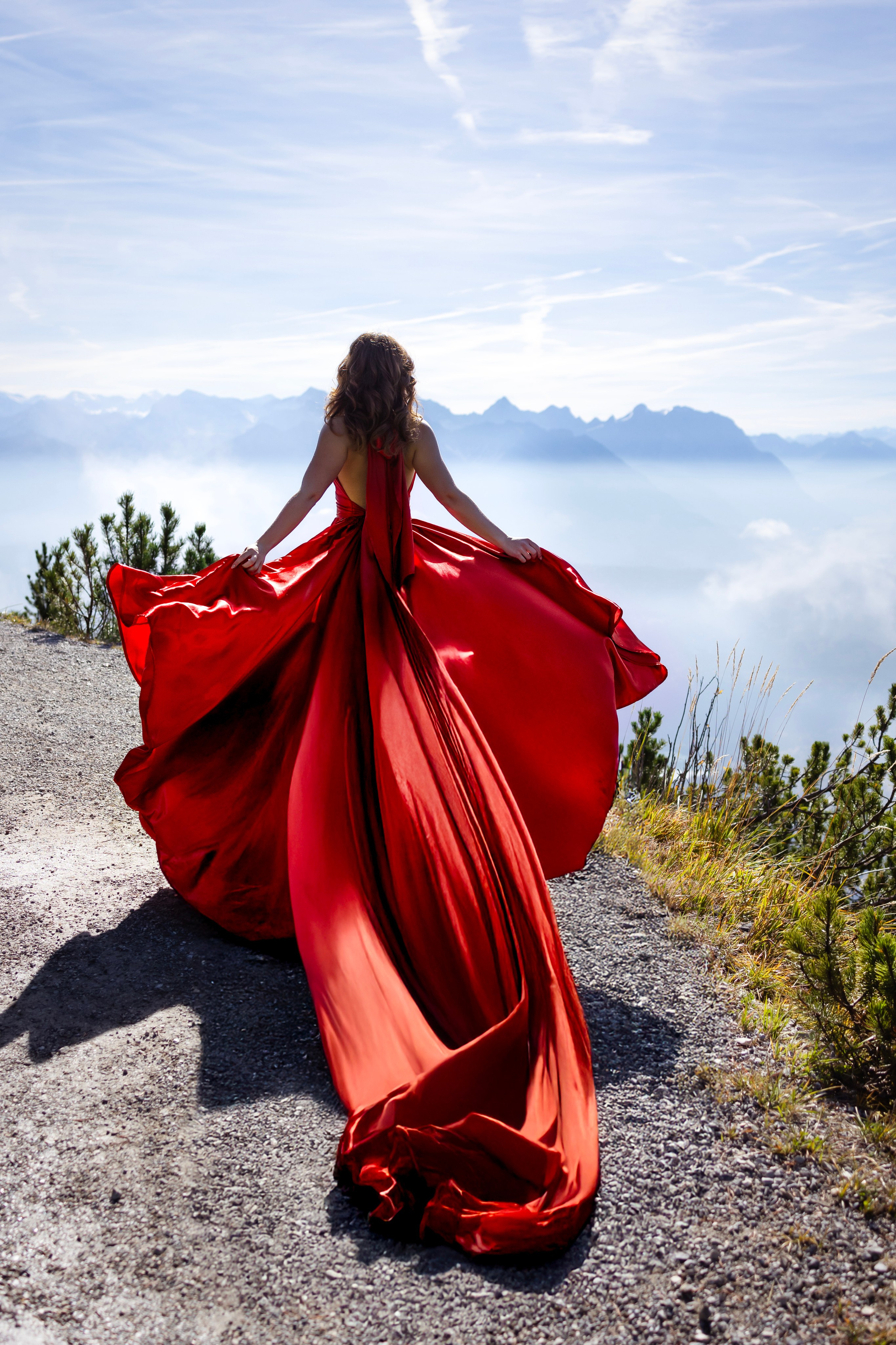 Shooting in the mountains. Photographer in Munich