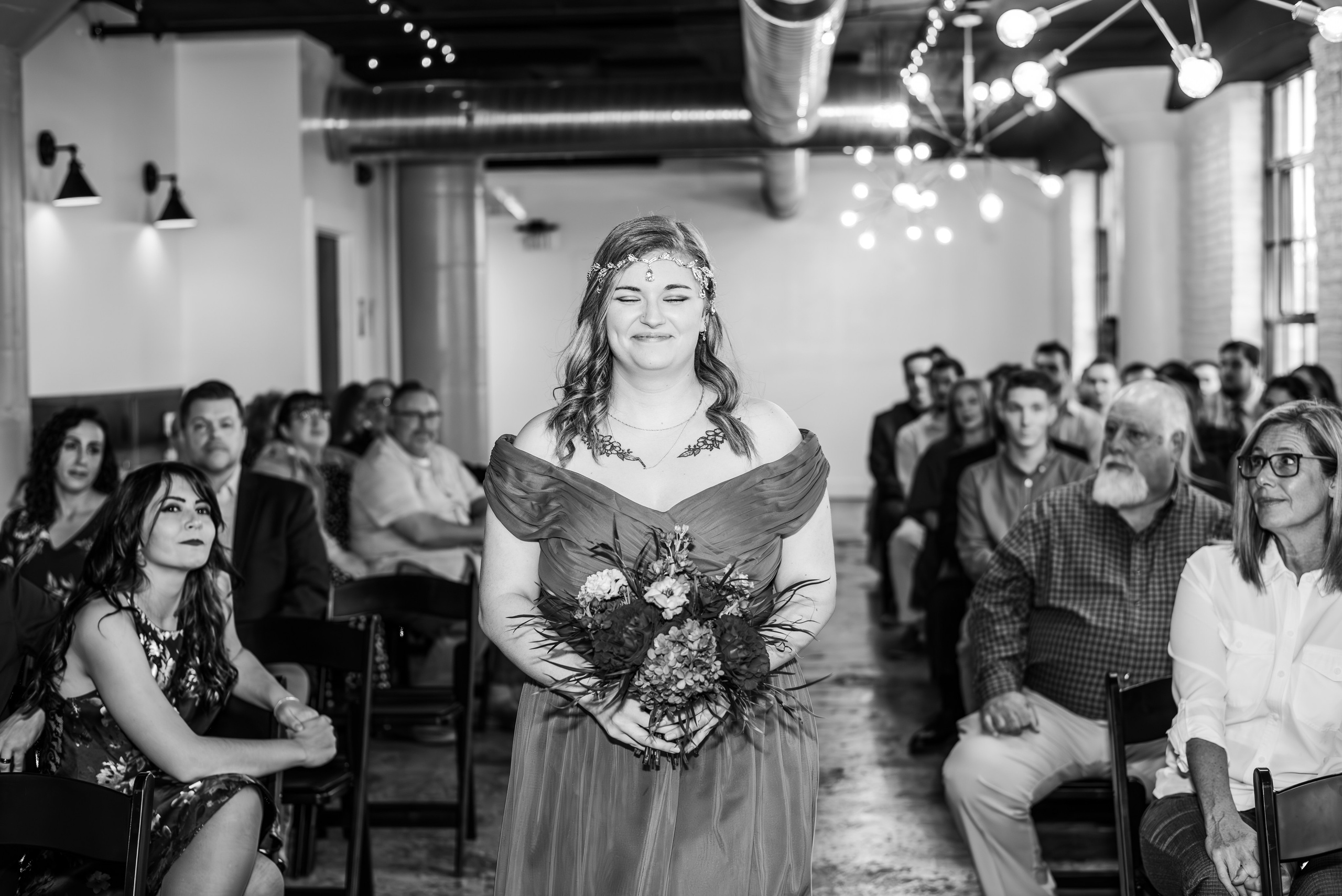 Bold & Dramatic Wedding at The Paper Mill on The Landing | Fort Wayne Wedding Photographer. Alexandria Danielle Photography | Fort Wayne & Indianapolis Wedding Photographer