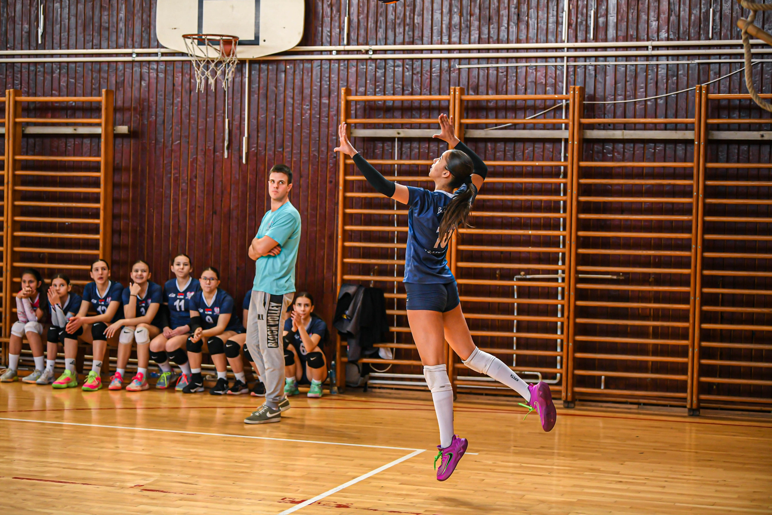 Odbojka 22.03.  Radnicki KG — BlockVolley JAG. Foto Simic Jagodina