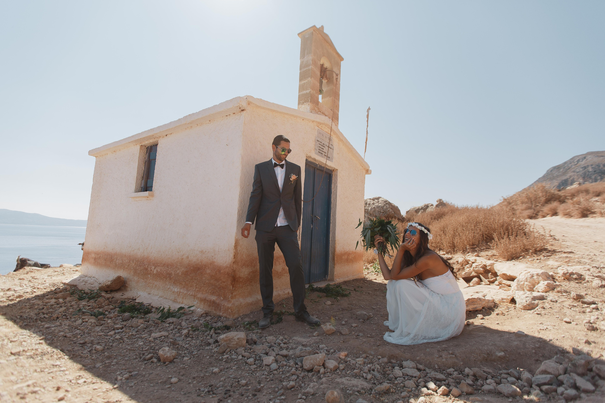 Marino & Steffi, Crete. Denny Savon — Photographer in Santorini | Weddings, Love Stories & Flying Dress