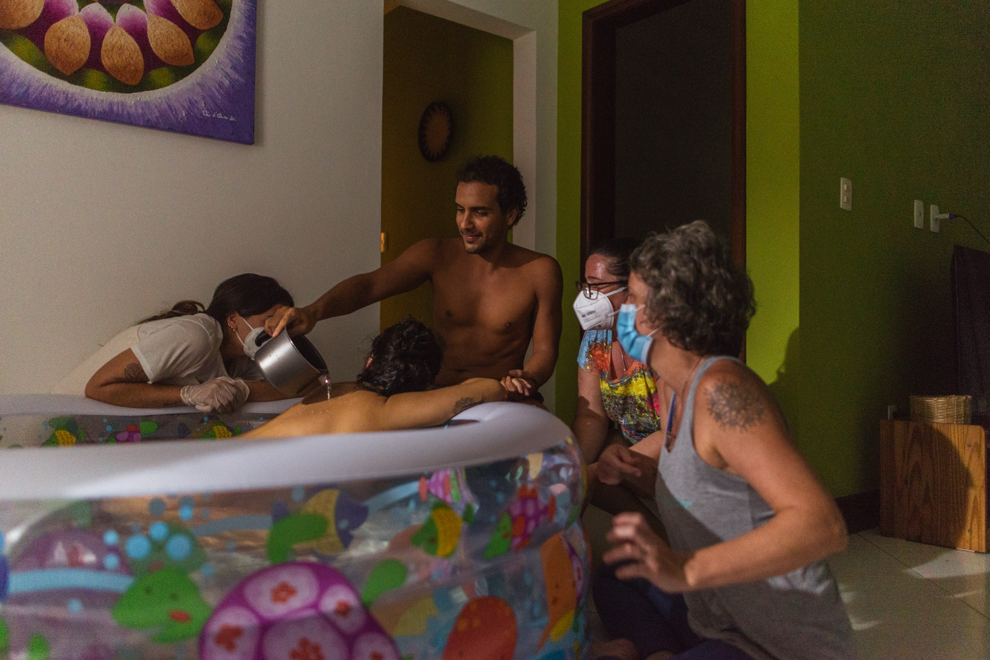 Nascer Beni. Água Carmim Fotografia