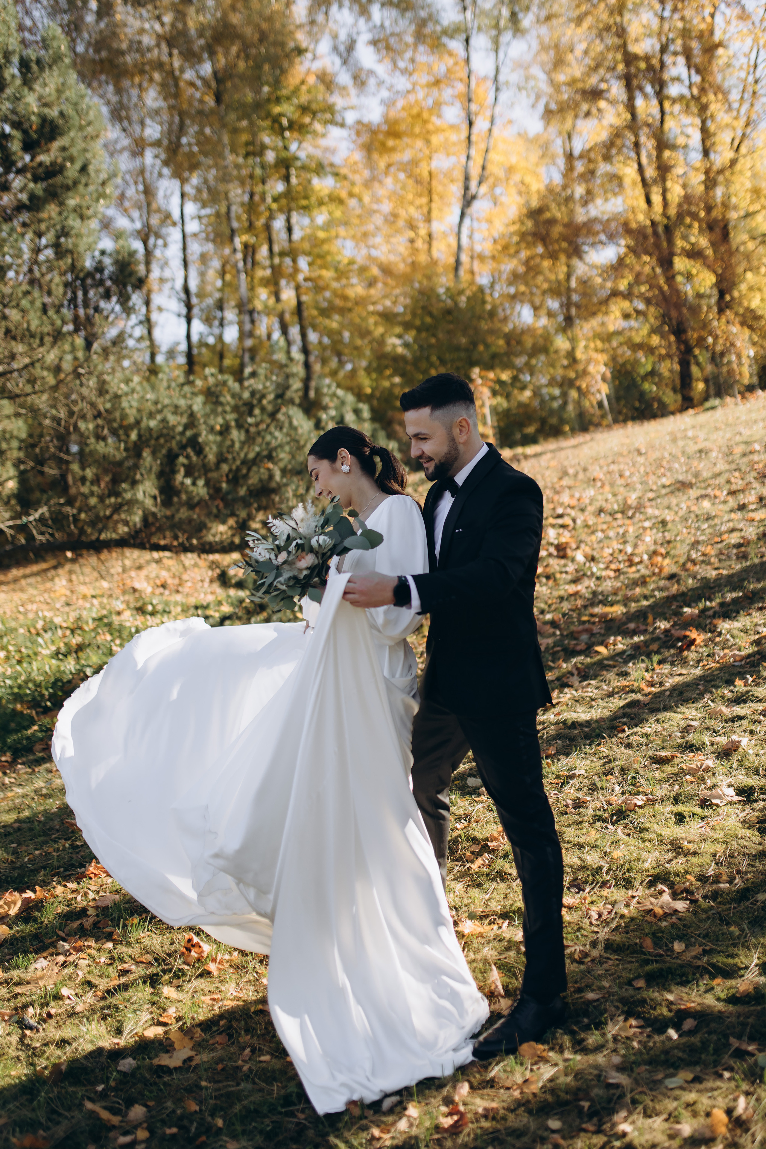 Spalio vestuvės. Vestuvių ir šeimų fotografė Lena Bondarenko / belove photo