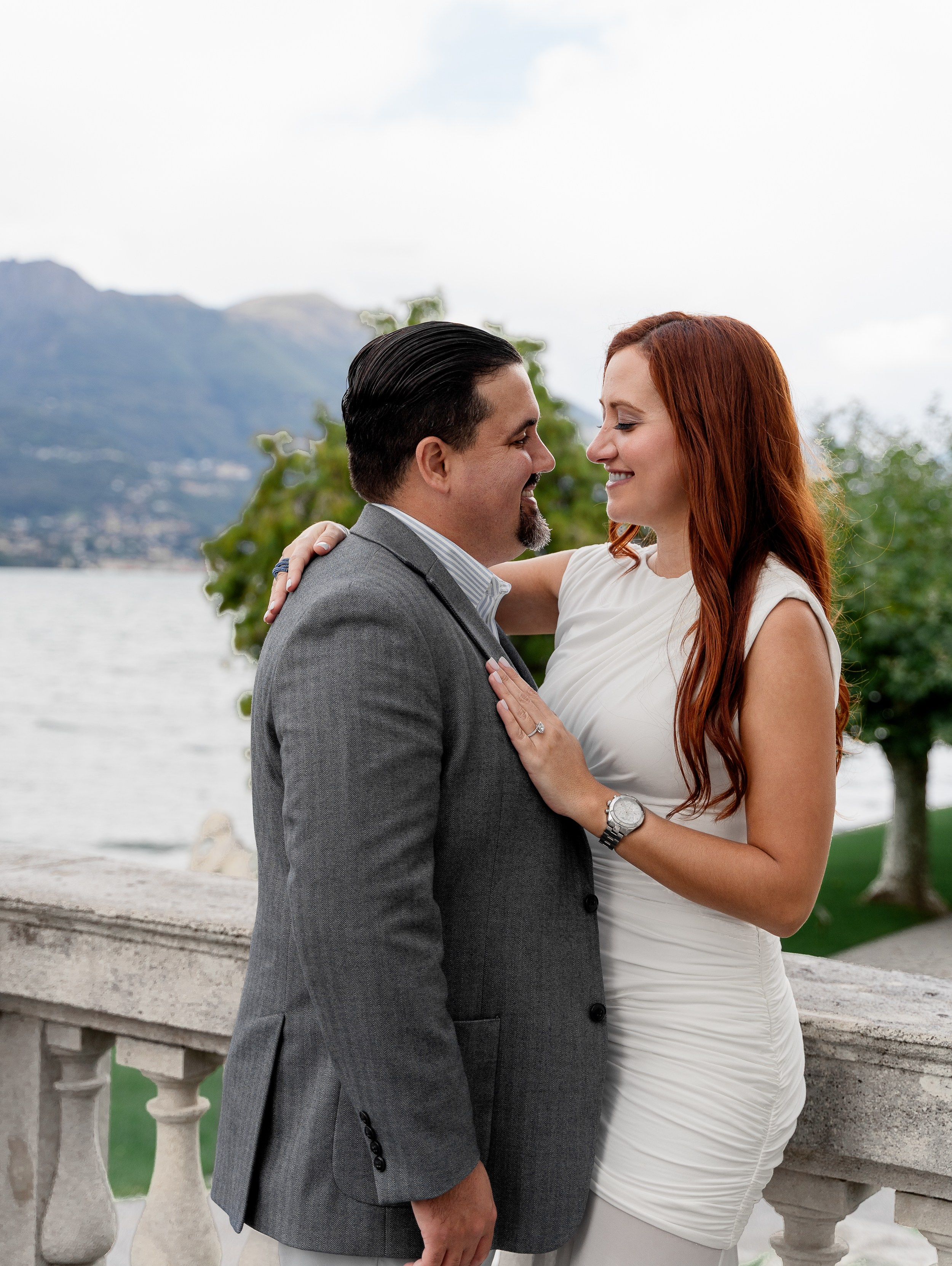 Villa Melzi Secret Proposal in Bellagio. Proposal Photographer in Lake Como
