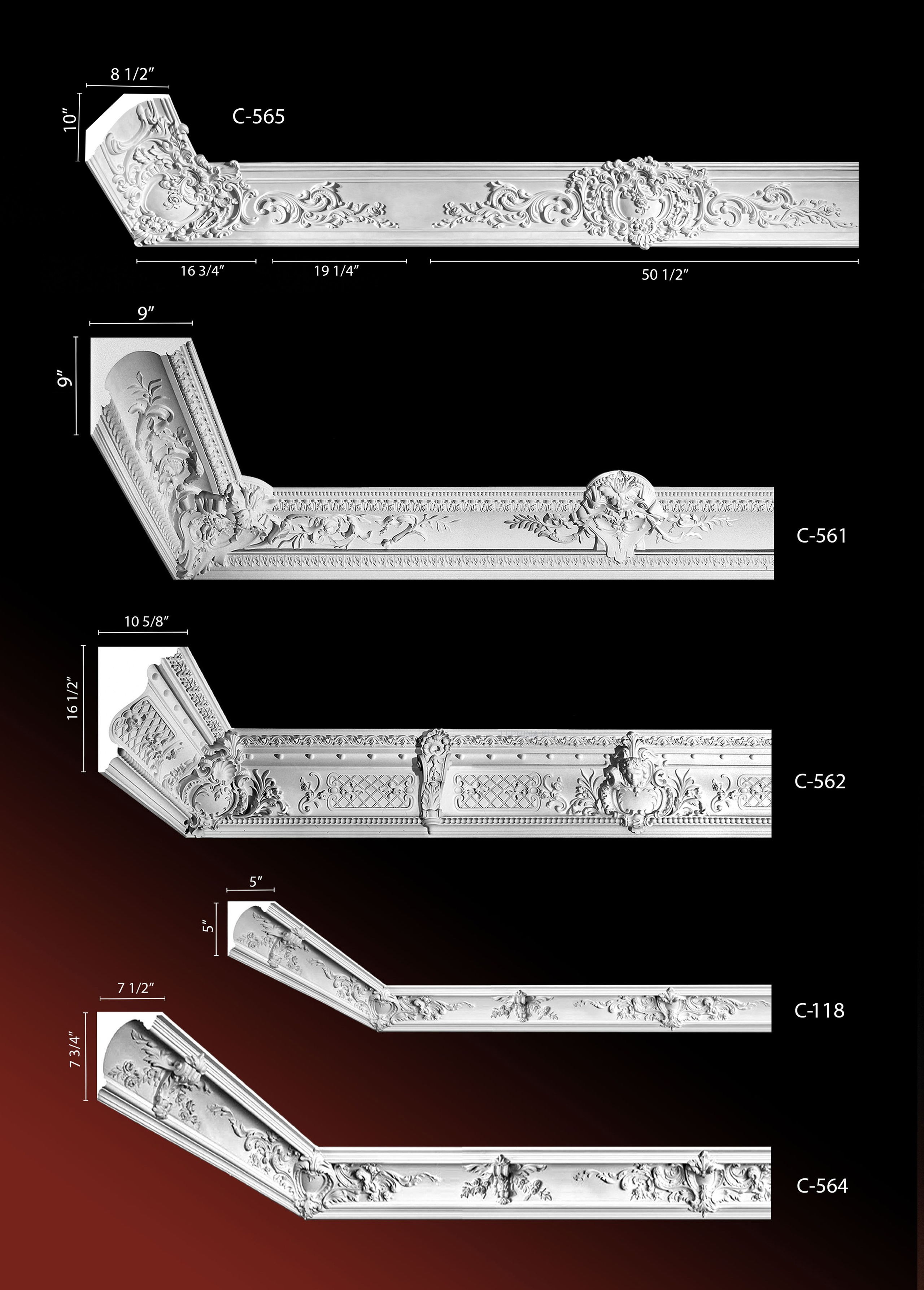 Crown Molding. Plaster molding
