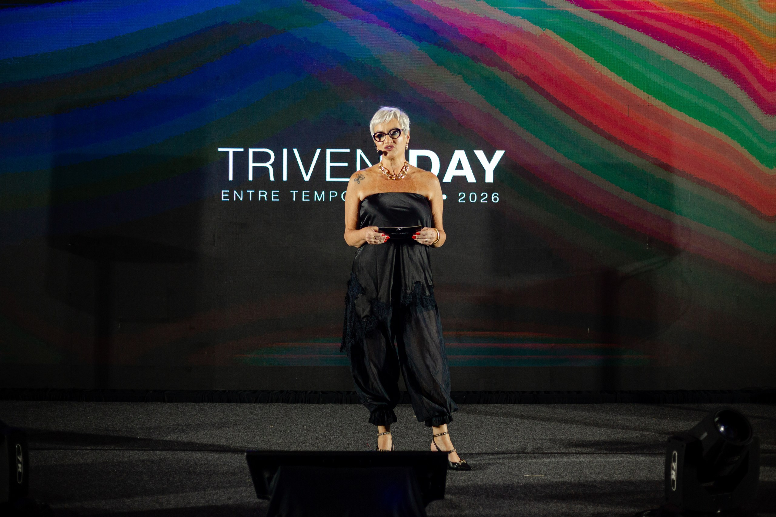 Evento corporativo Triveni Day com César Cielo em Itajaí