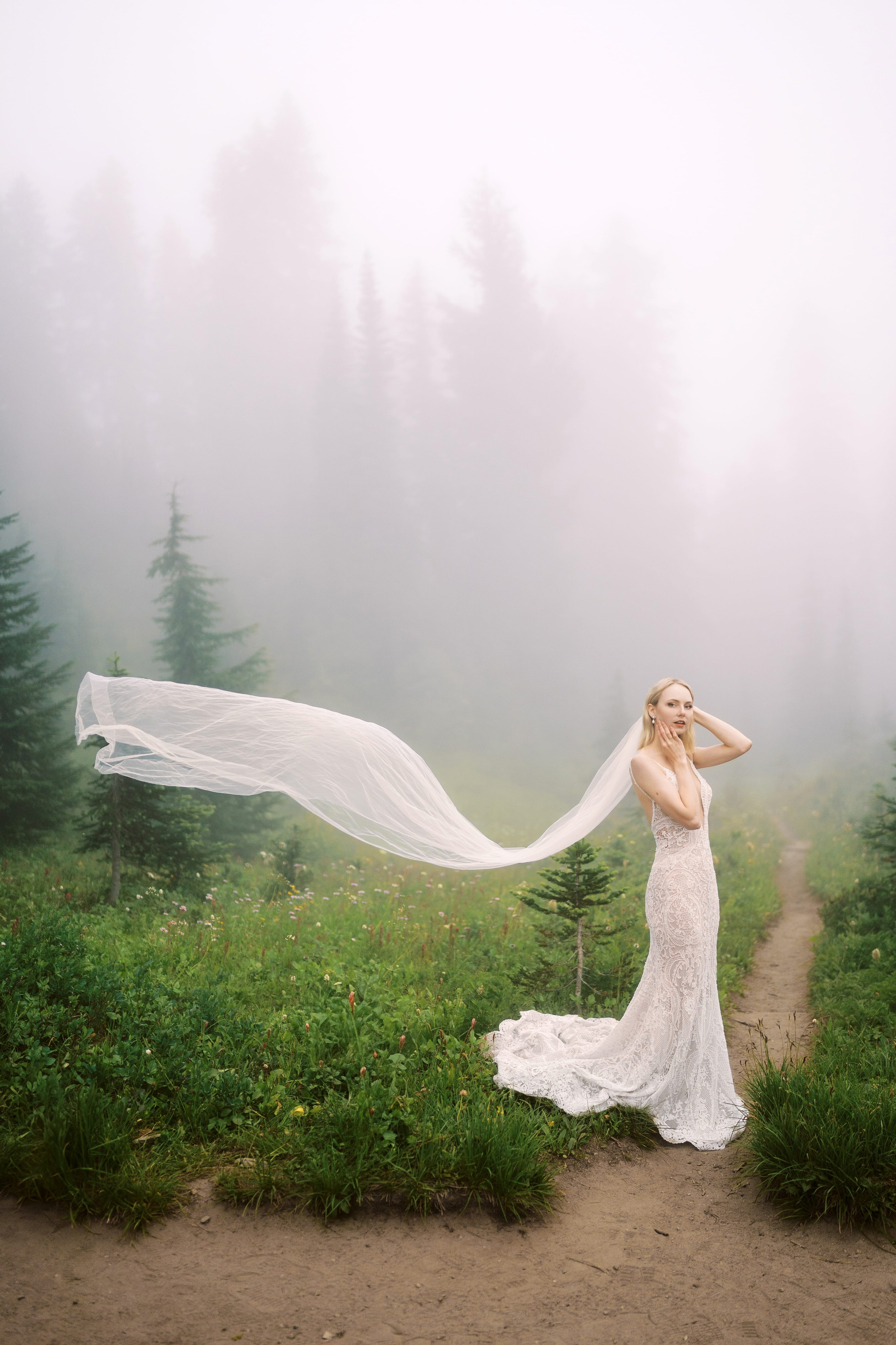 Rachel & Ryan Wedding photoshoot. August 2024. Little Tipsoo Lake, WA Day 2. EVAN ARISTOV WEDDING PHOTOGRAPHY — Seattle Wedding Photographer