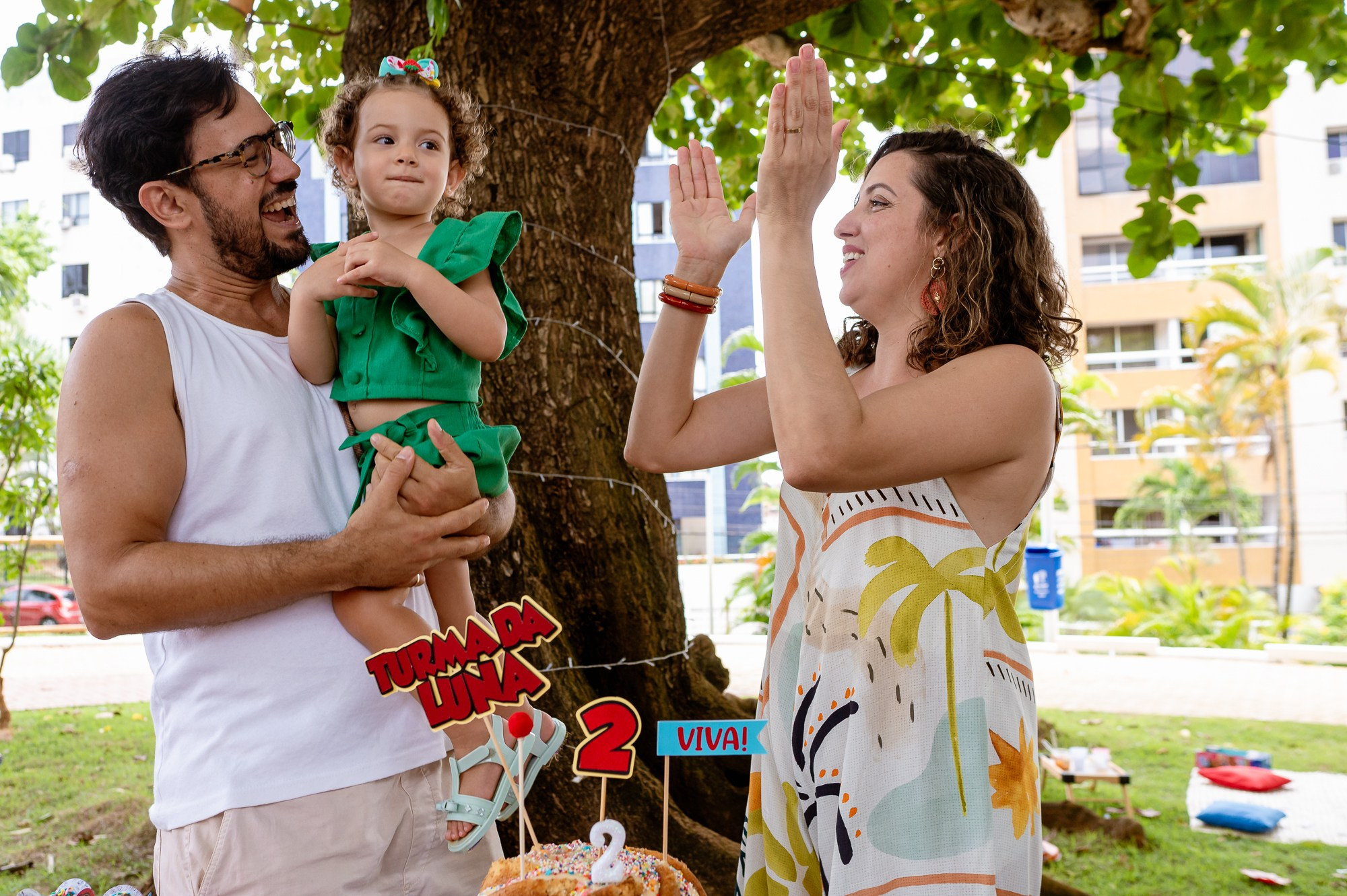 Luna 2 Anos. Água Carmim Fotografia