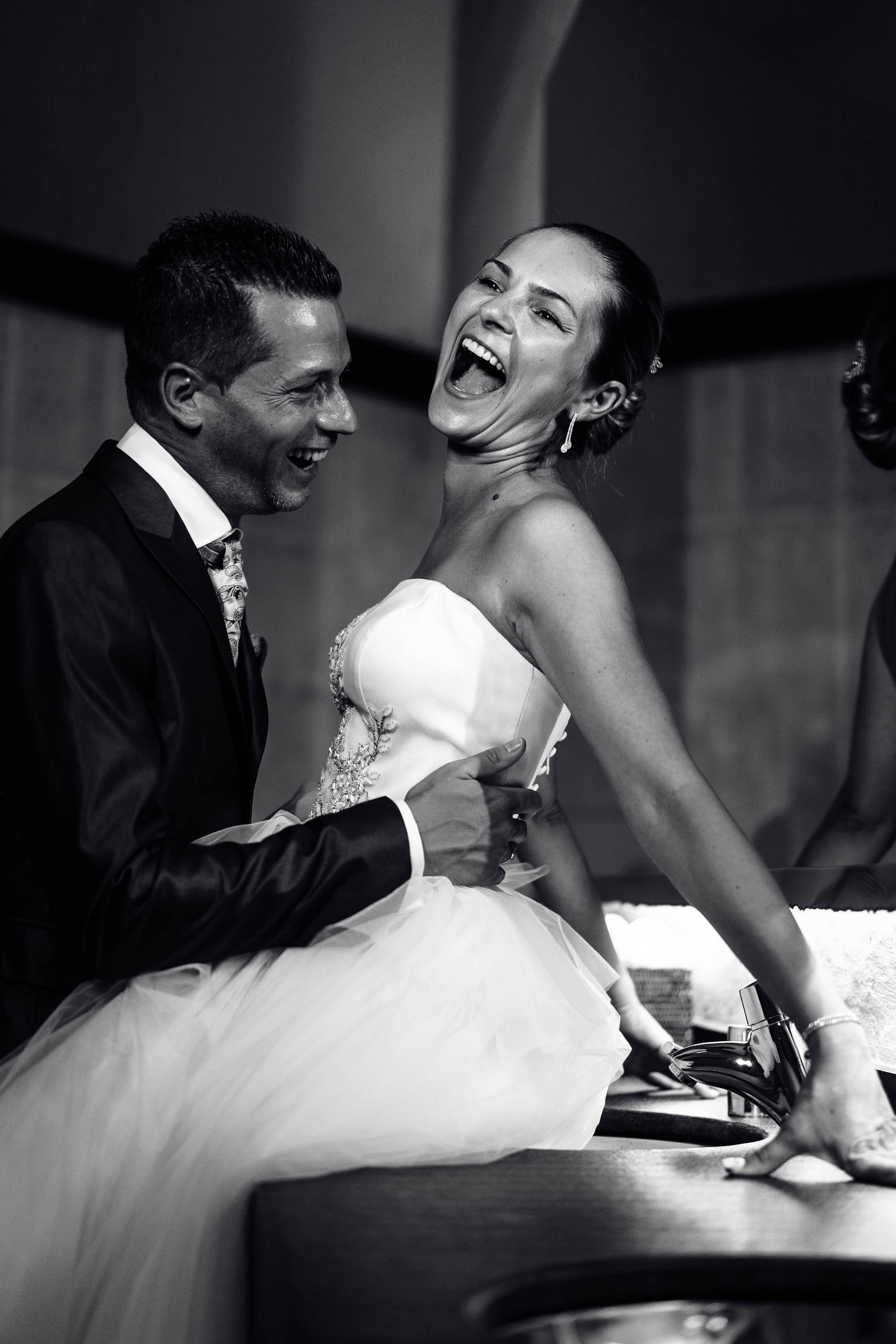 Fun, laughter, magical moments between a married couple