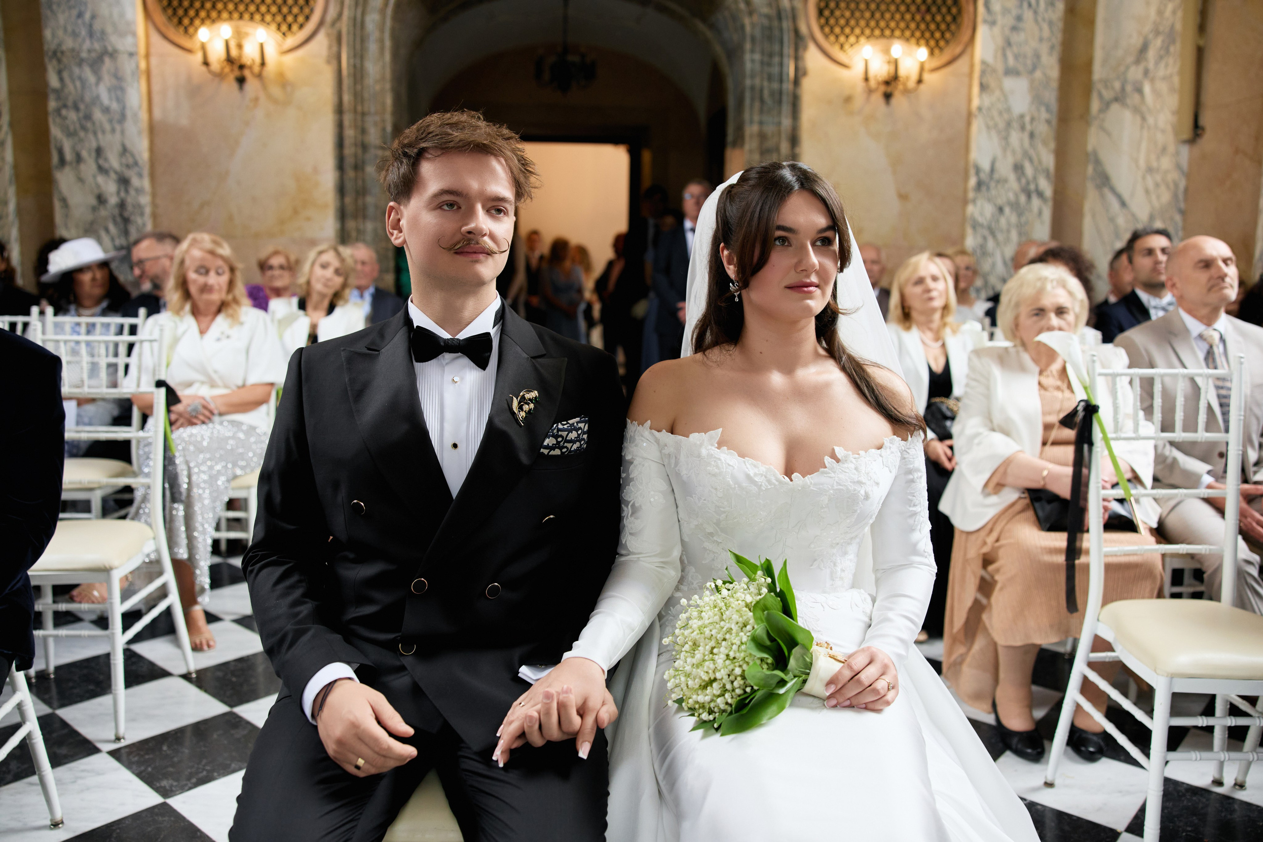 Wiktoria & Kacper. Pałac Goetz. Fotograf ślubny i rodzinny w Krakowie Yana Klymova