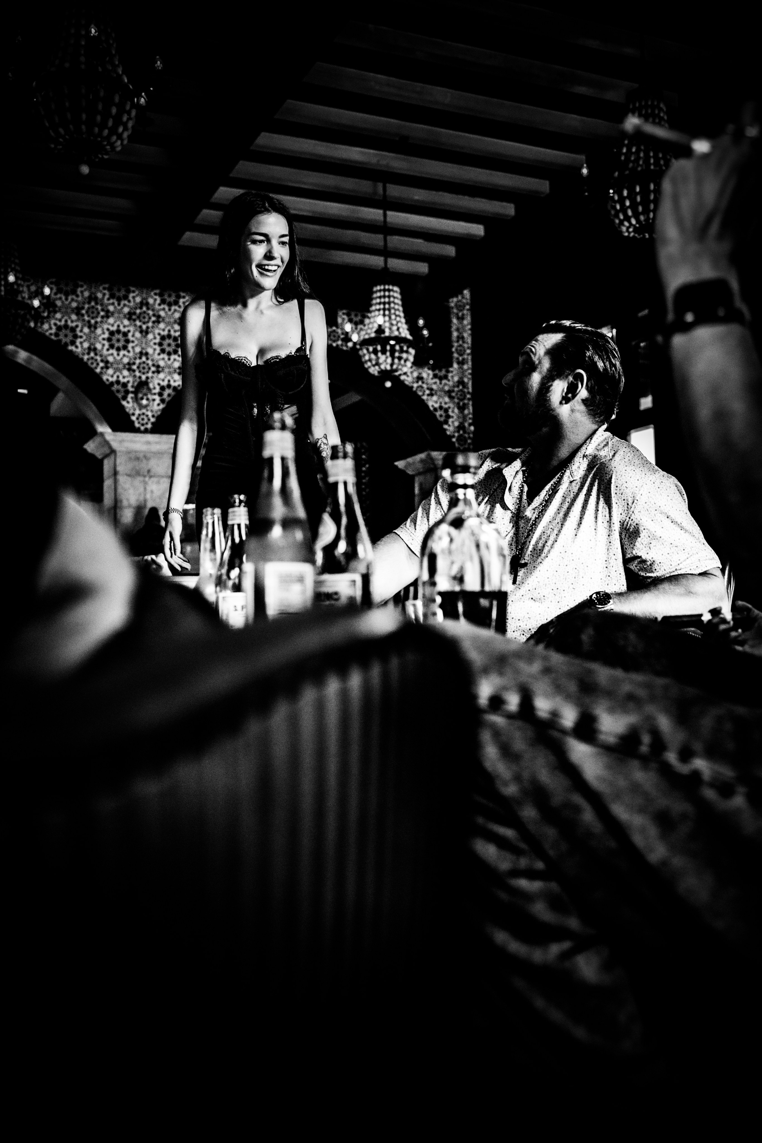 Burn Black and White Series. Out and About 239