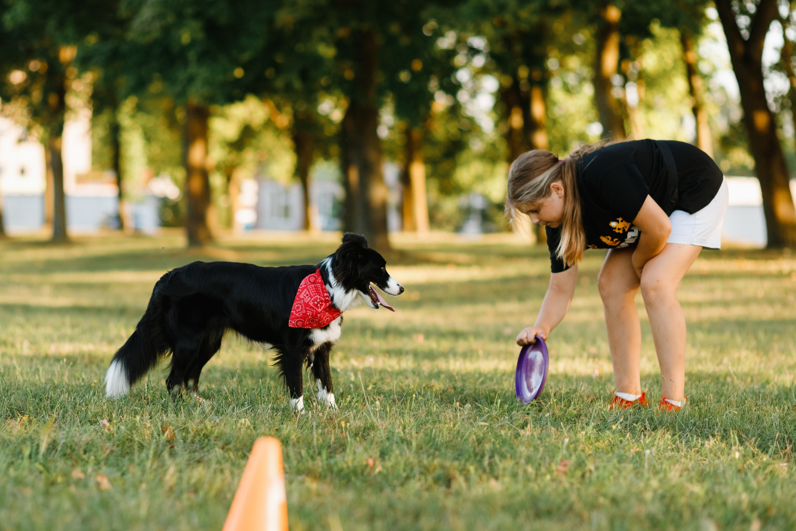 Frisbee workshop of Darya Lukina. Kaja | fotograf we Wrocławiu | ludzie i psy