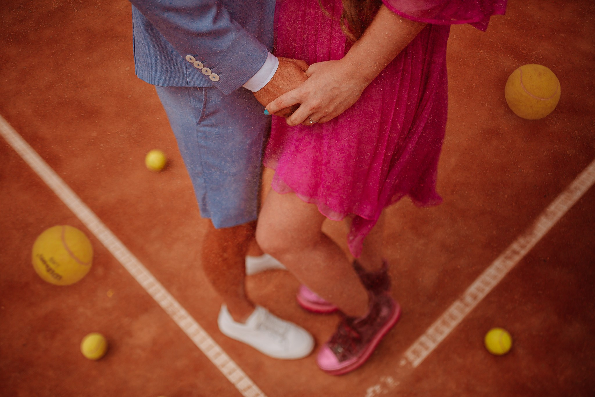 sedinta foto cununie civila pe terenul de tenis