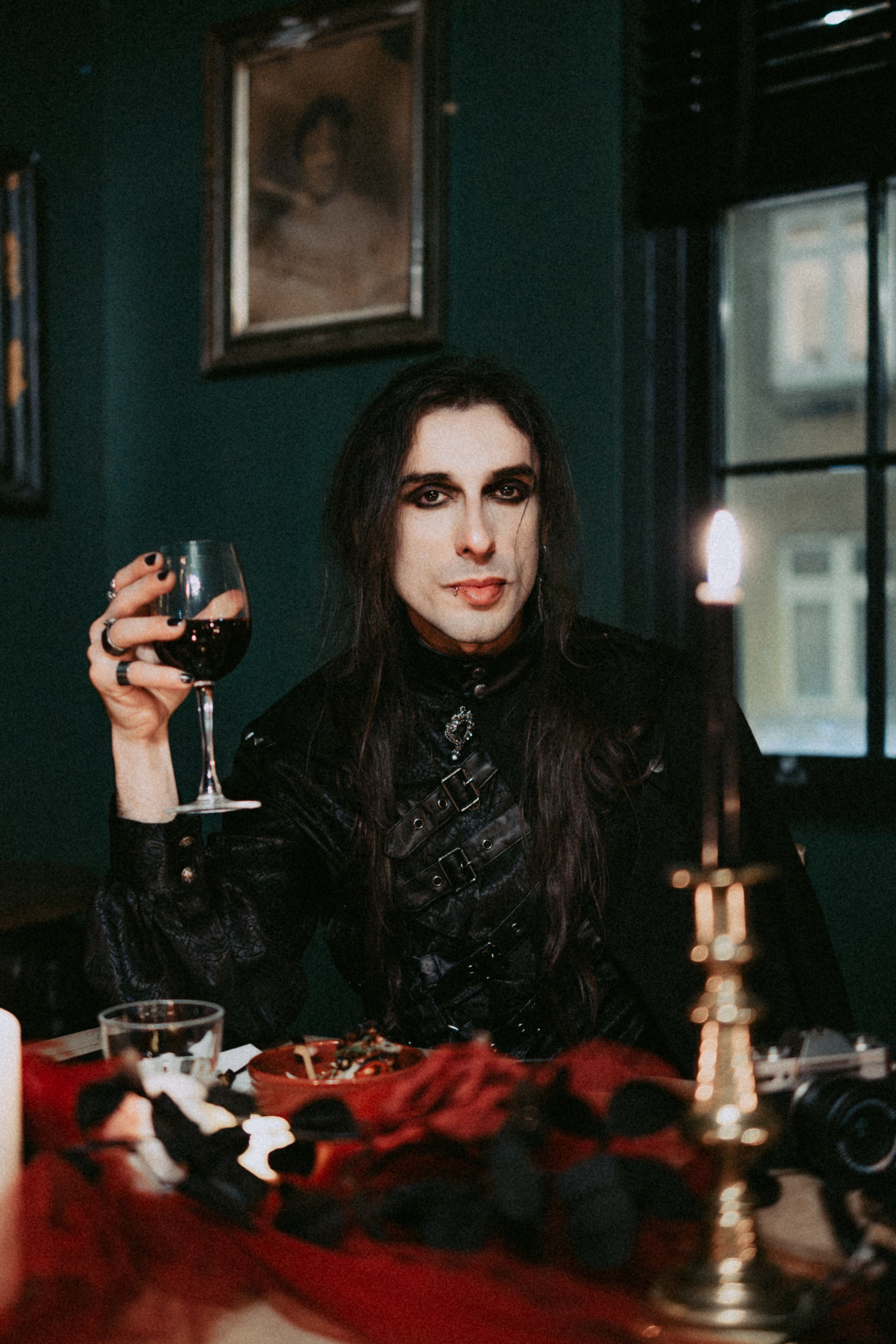 Vampire’s Dinner — Halloween Event Photography for “Gathered Realms”. Moth & Moss Photography