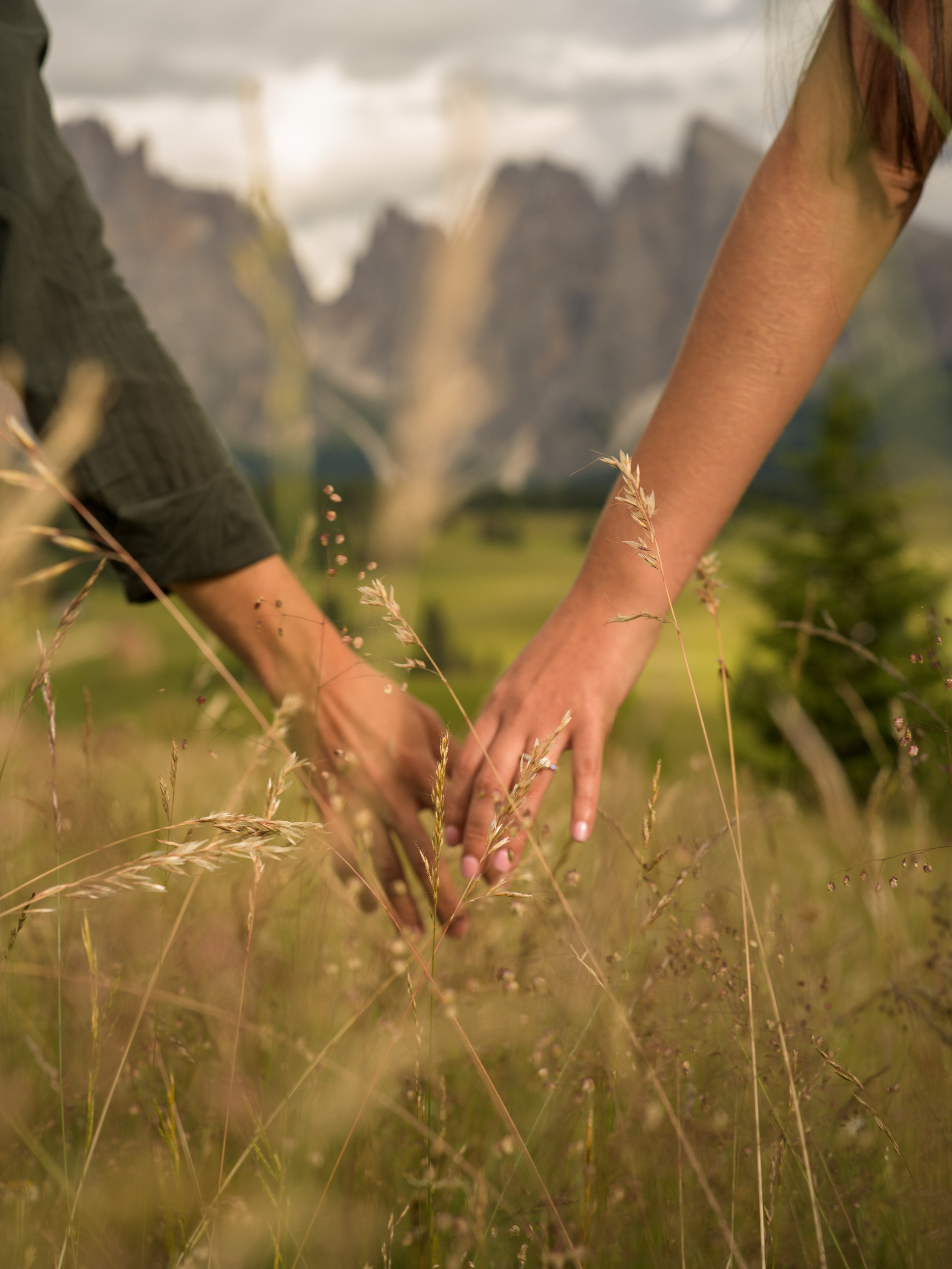 Proposal, Alpe di Siusi, the Dolomites