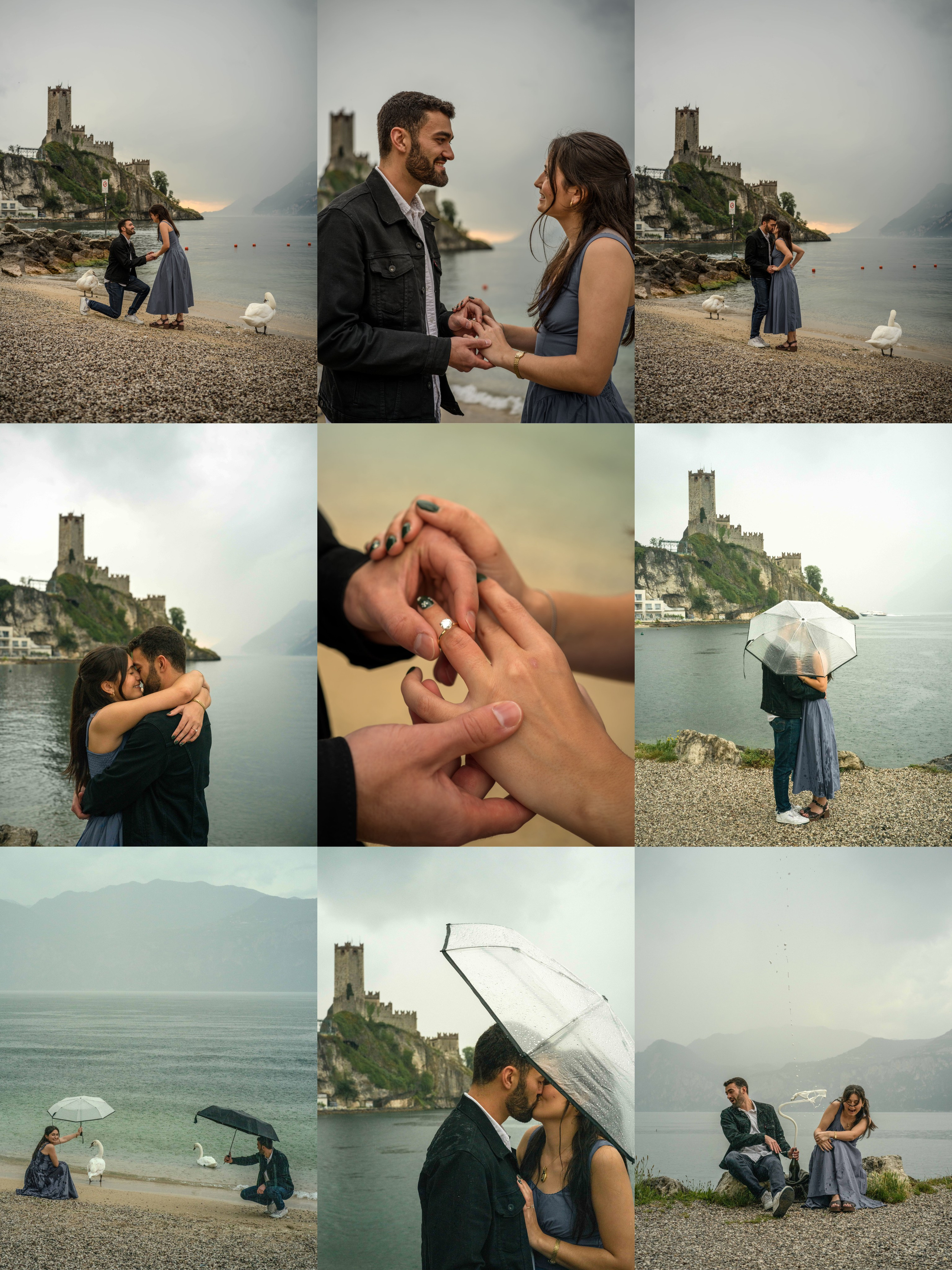 Proposal, Lake Garda, Malcesine