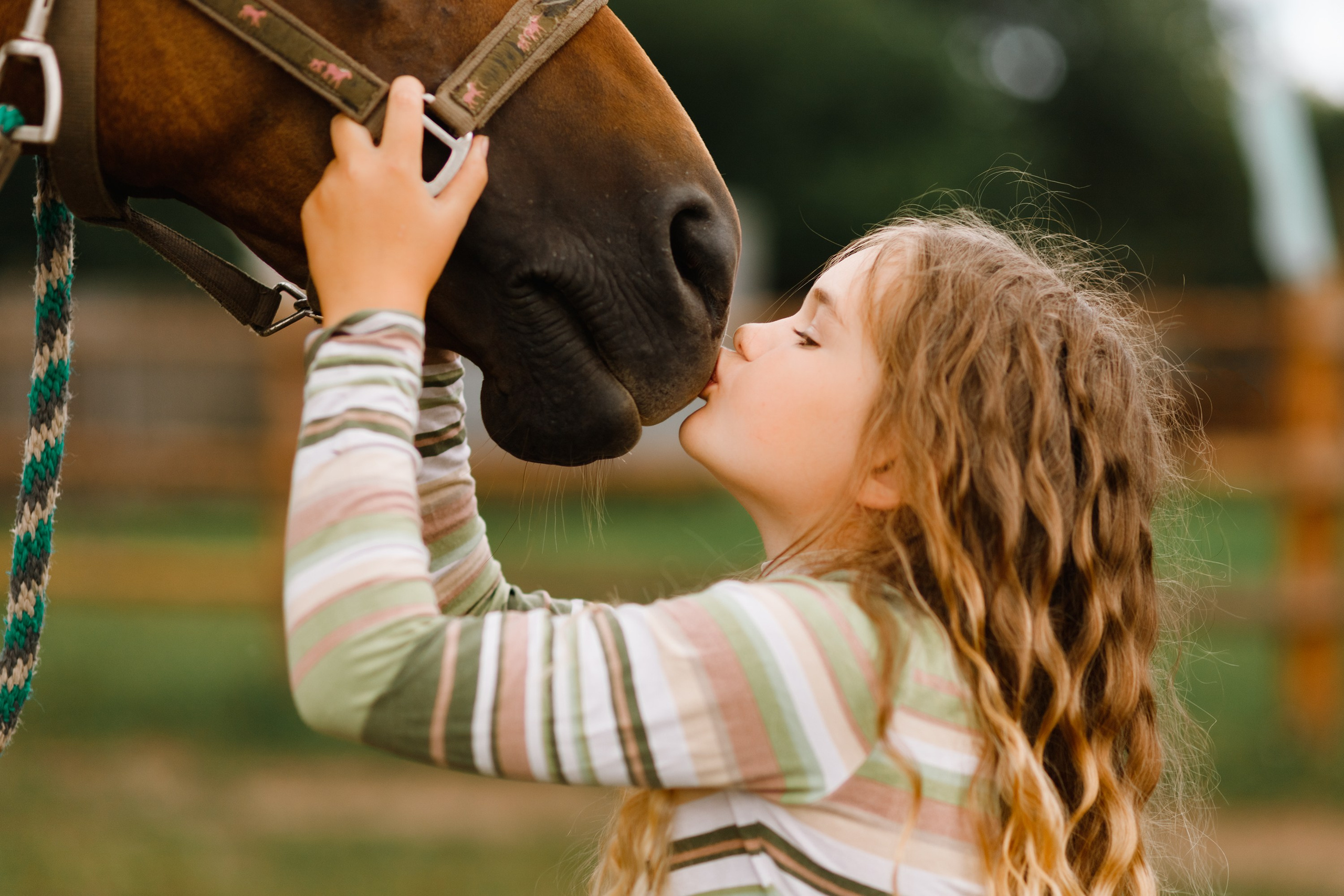 Girls & horses, summer. Kaja | fotograf psów we Wrocławiu