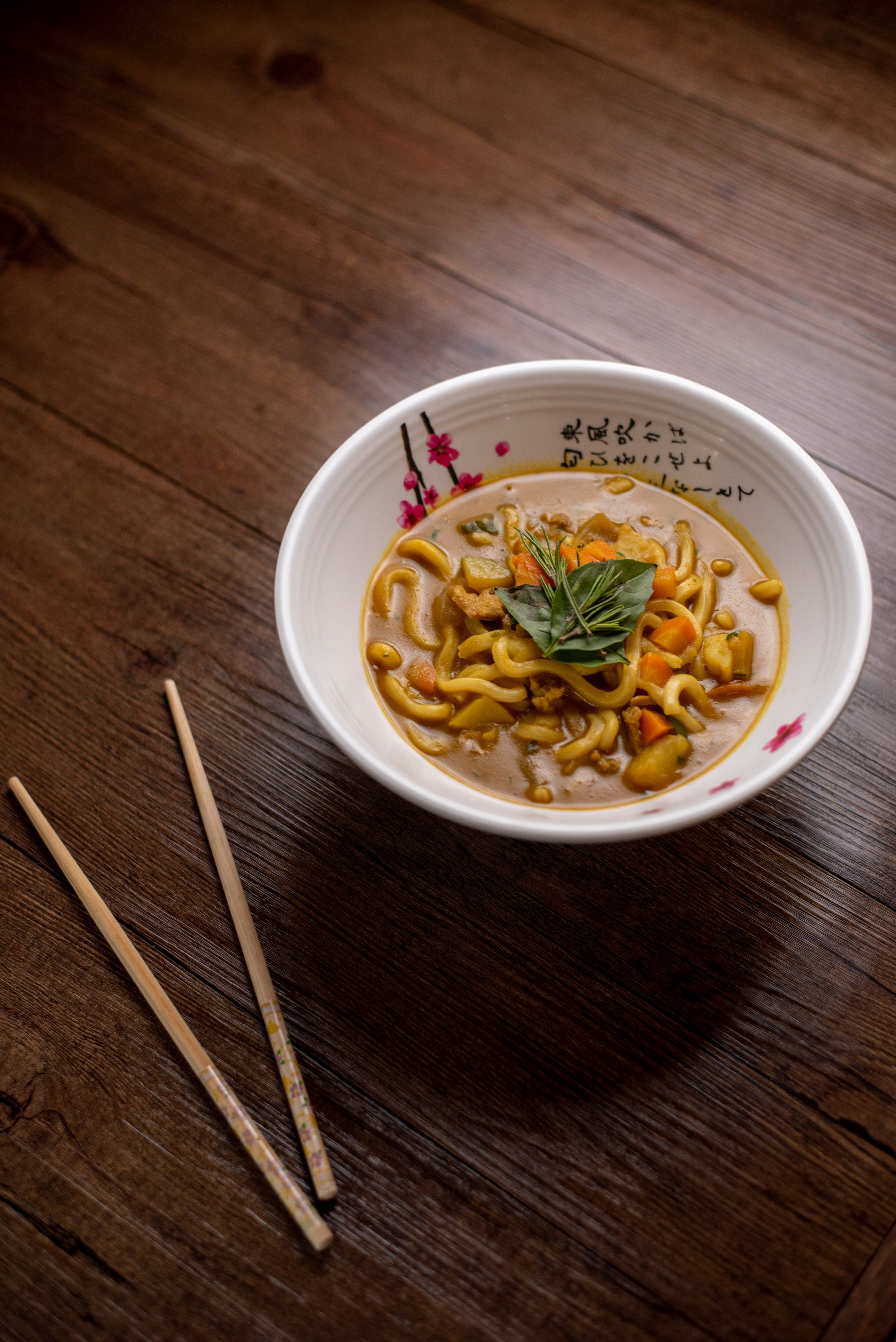 Japanese ramen noodles with chopsticks – Nairobi food photographer
