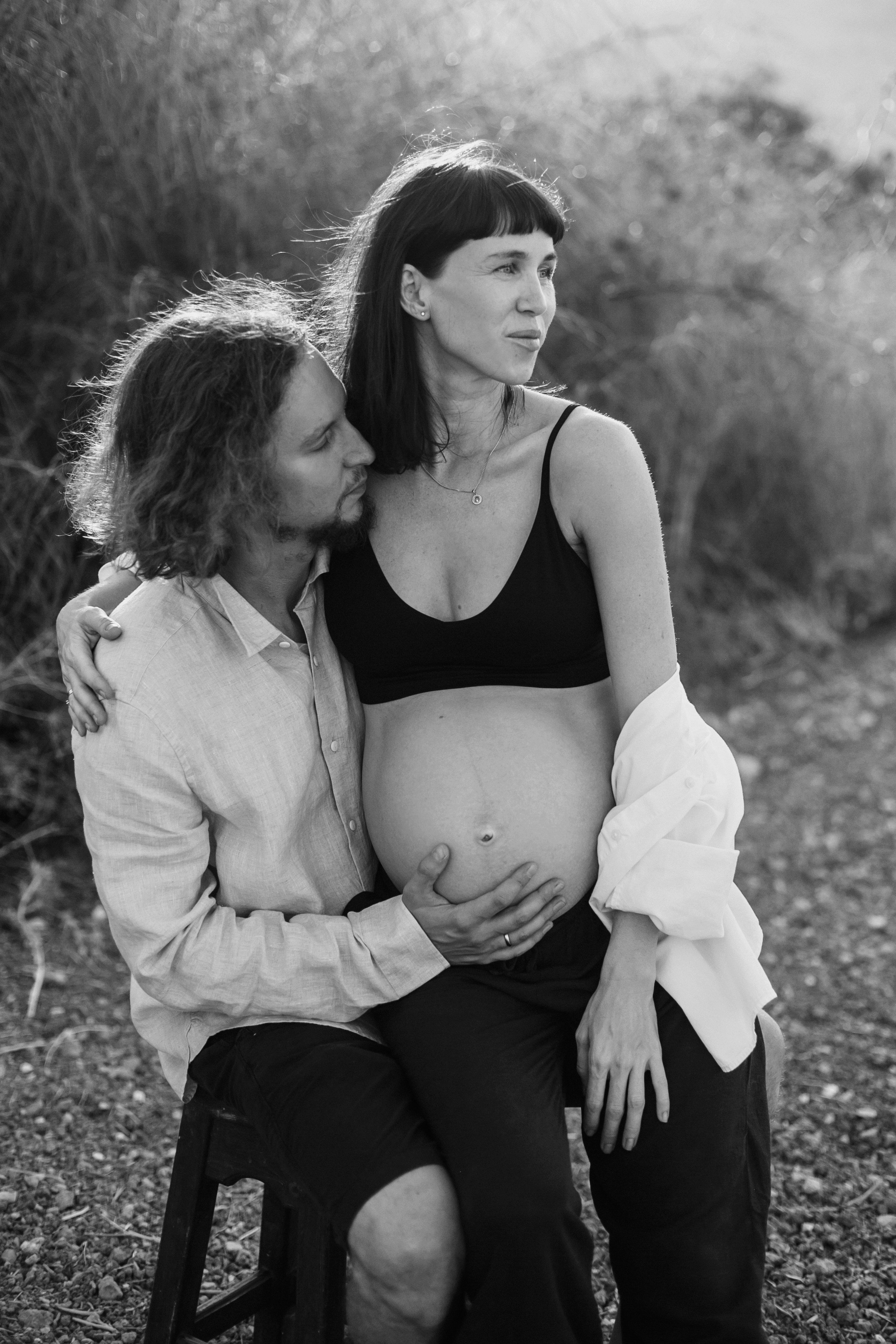 Kiryat Tivon field. Family photographer in Israel