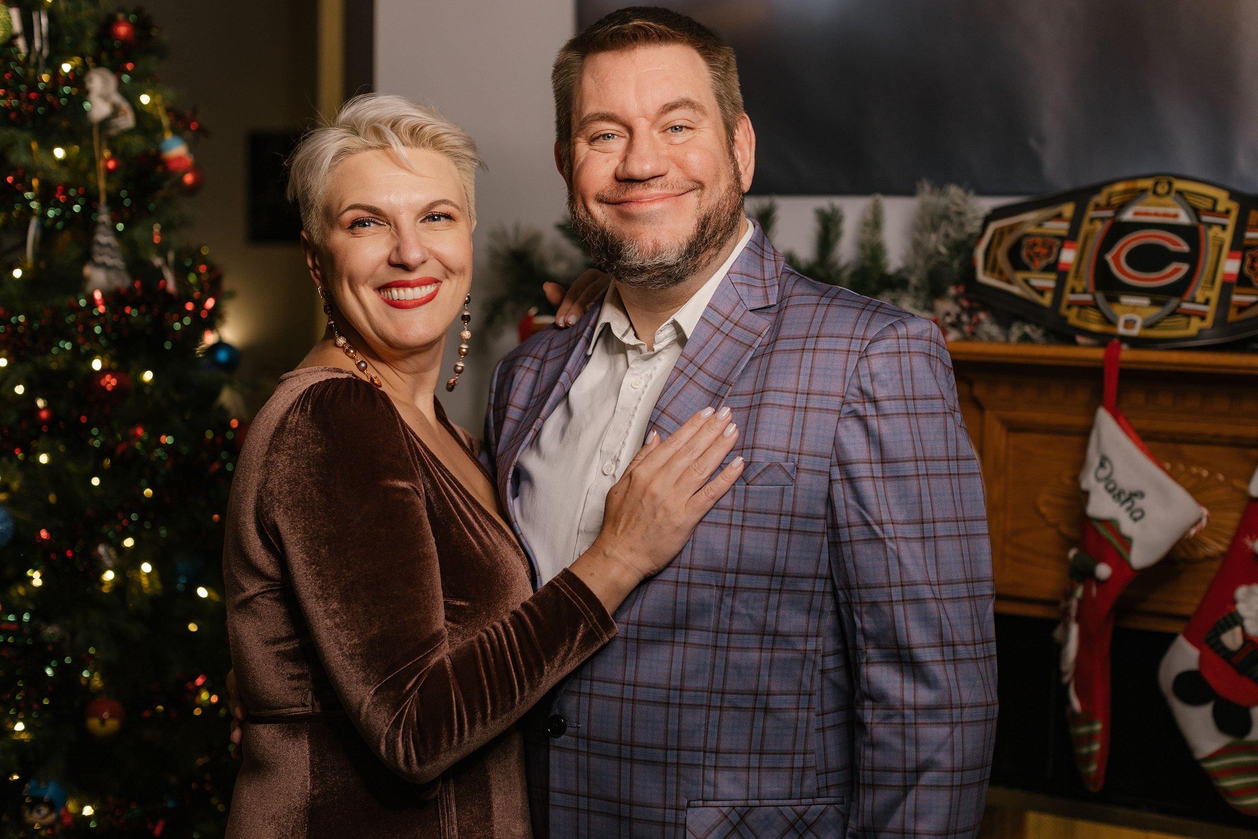 12.07.2025 Christmas Photoshoot. Wedding family event photographer in Chicago Nick Yushevich