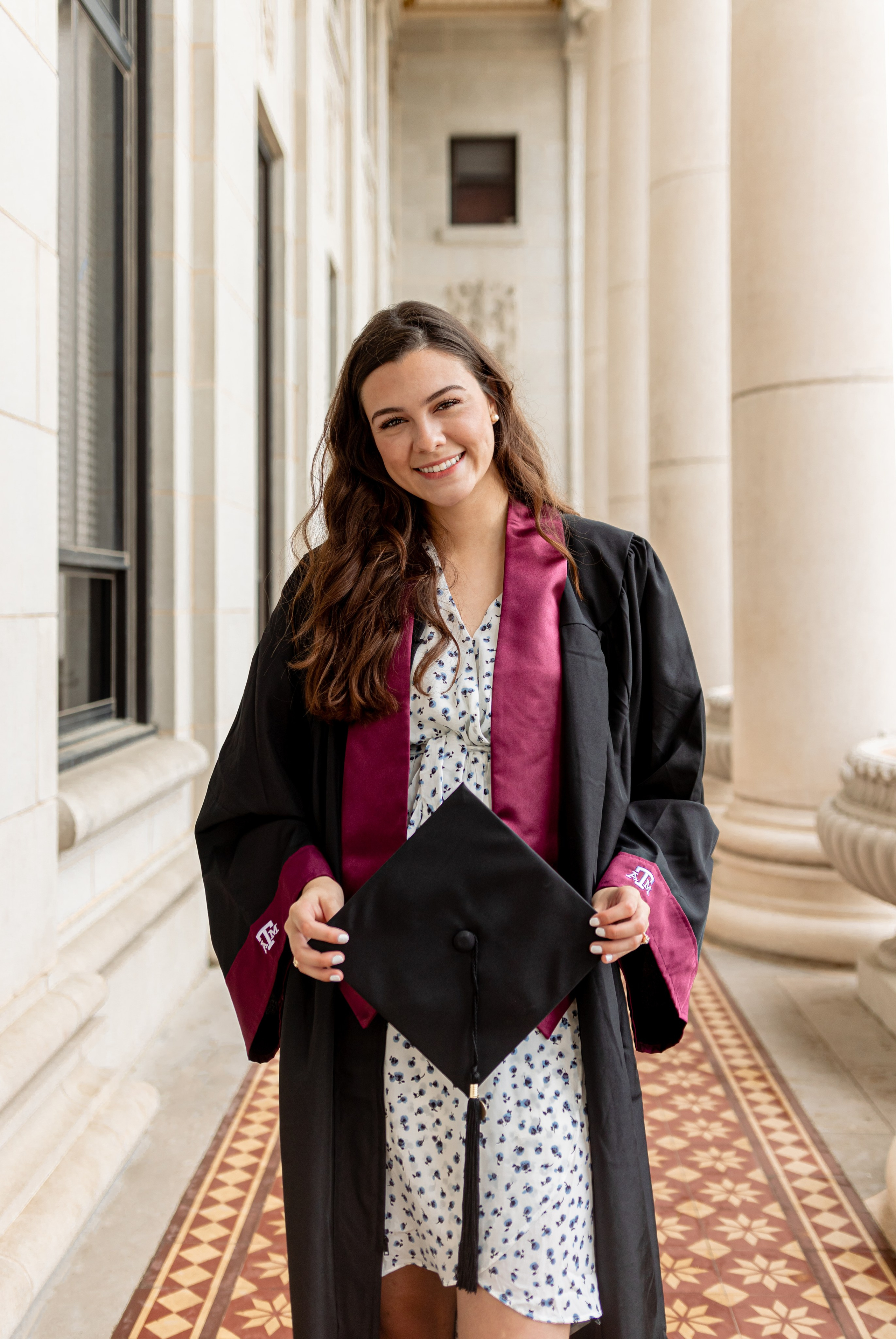 Lauren’s graduation photoshoot at Texas A&M University