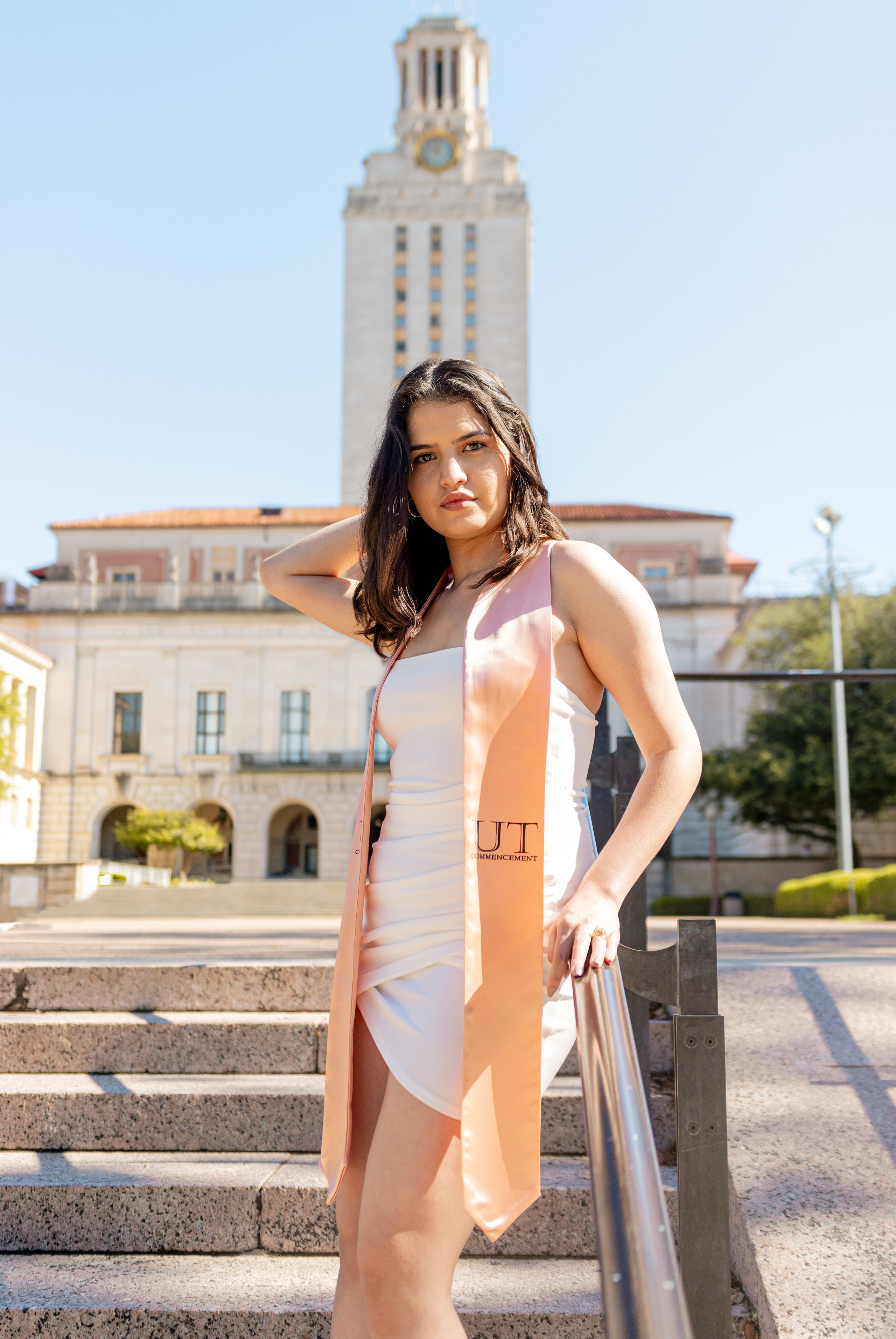 Noelia’s senior photoshoot at the University of Texas