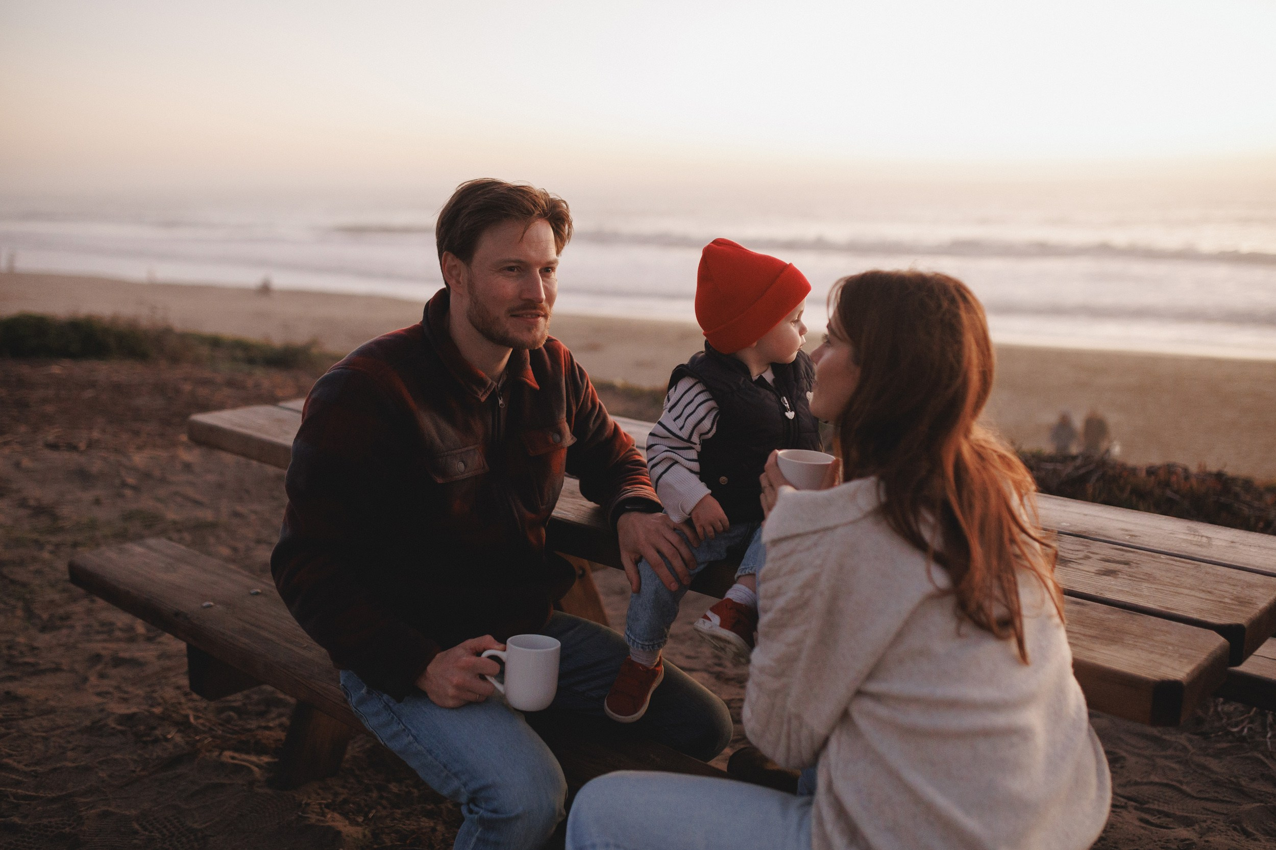 Venice Beach family day California photography
