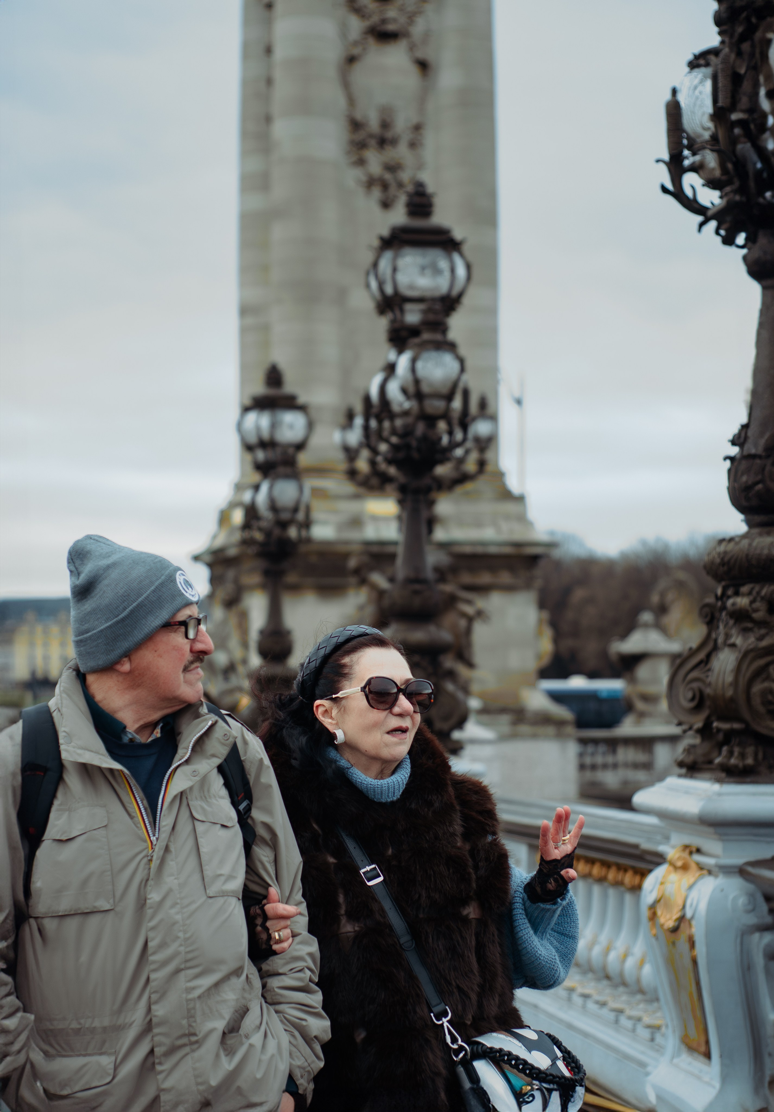 Photoshoot in Paris for the elderly couple. Paris photographer — Polina Osipova