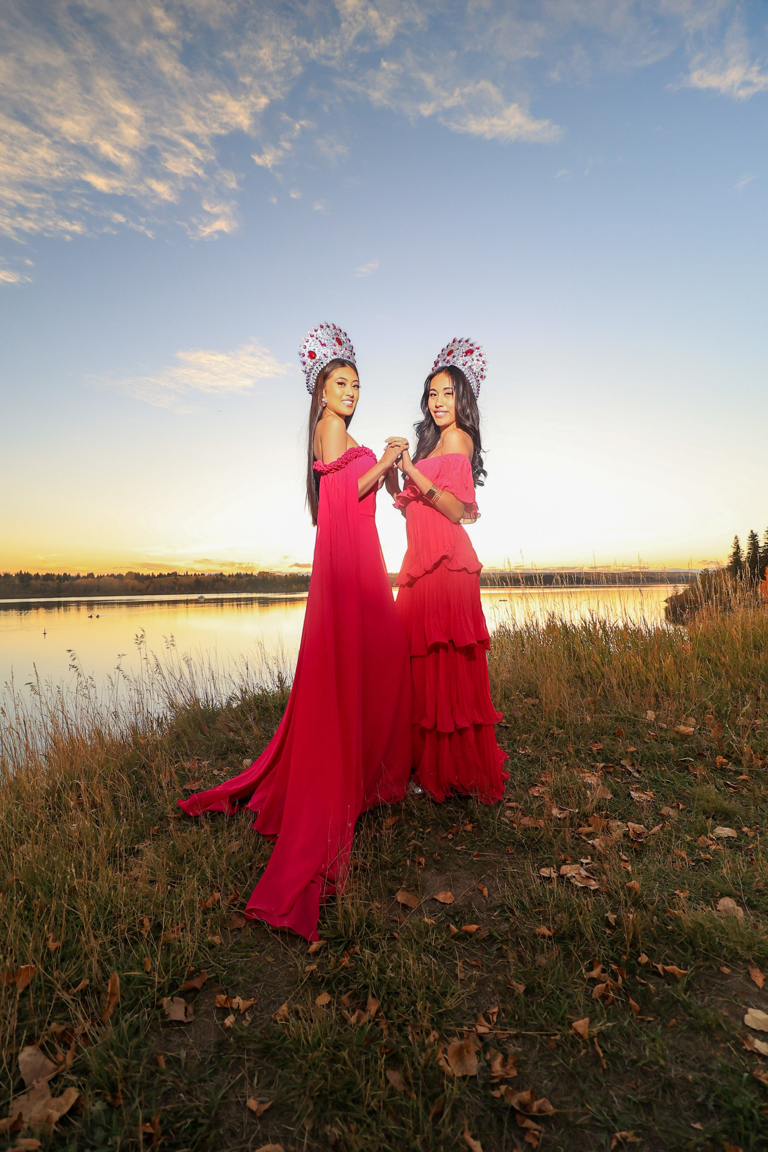 A Heartfelt Thank You to the Enchanting Princesses: Sidney Jean Victoria & Lana Collantes. ProFly.club — Professional aerial filming in Calgary