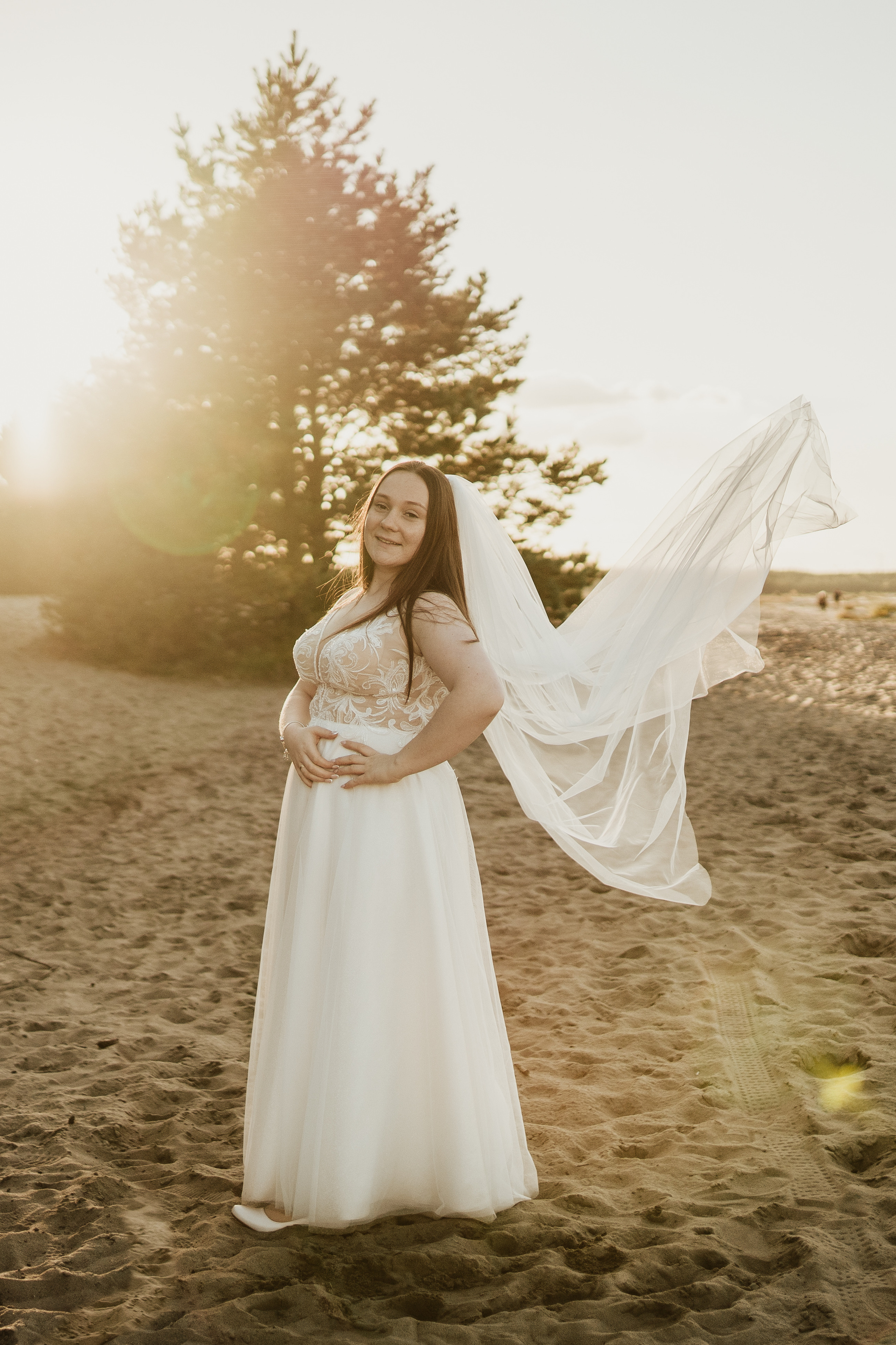 PUSTYNIA BŁĘDOWSKA: Plener ślubny Angeliki i Patryka. Karkowskafoto - fotografia miłości