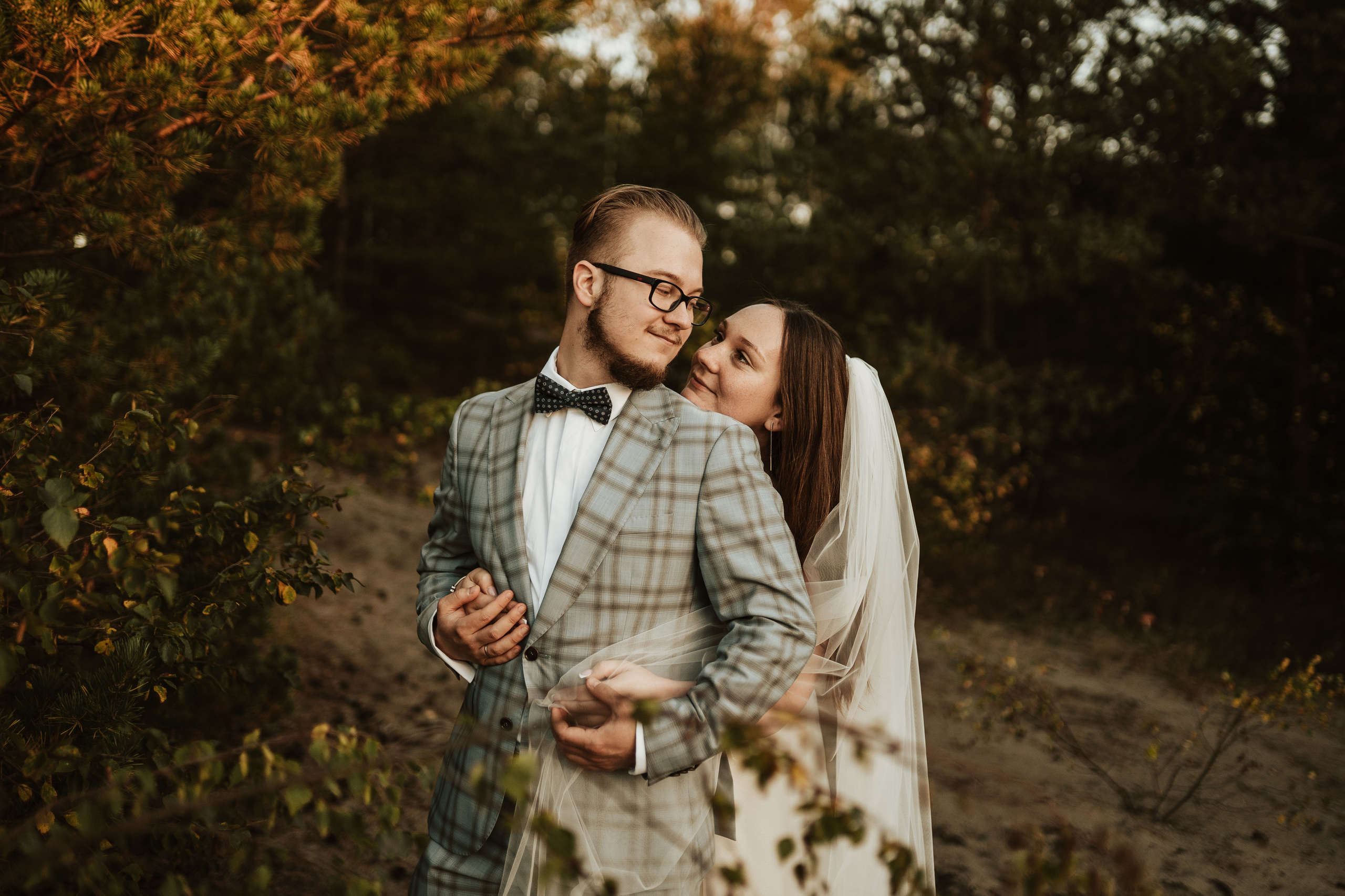 PUSTYNIA BŁĘDOWSKA: Plener ślubny Angeliki i Patryka. Karkowskafoto - fotografia miłości