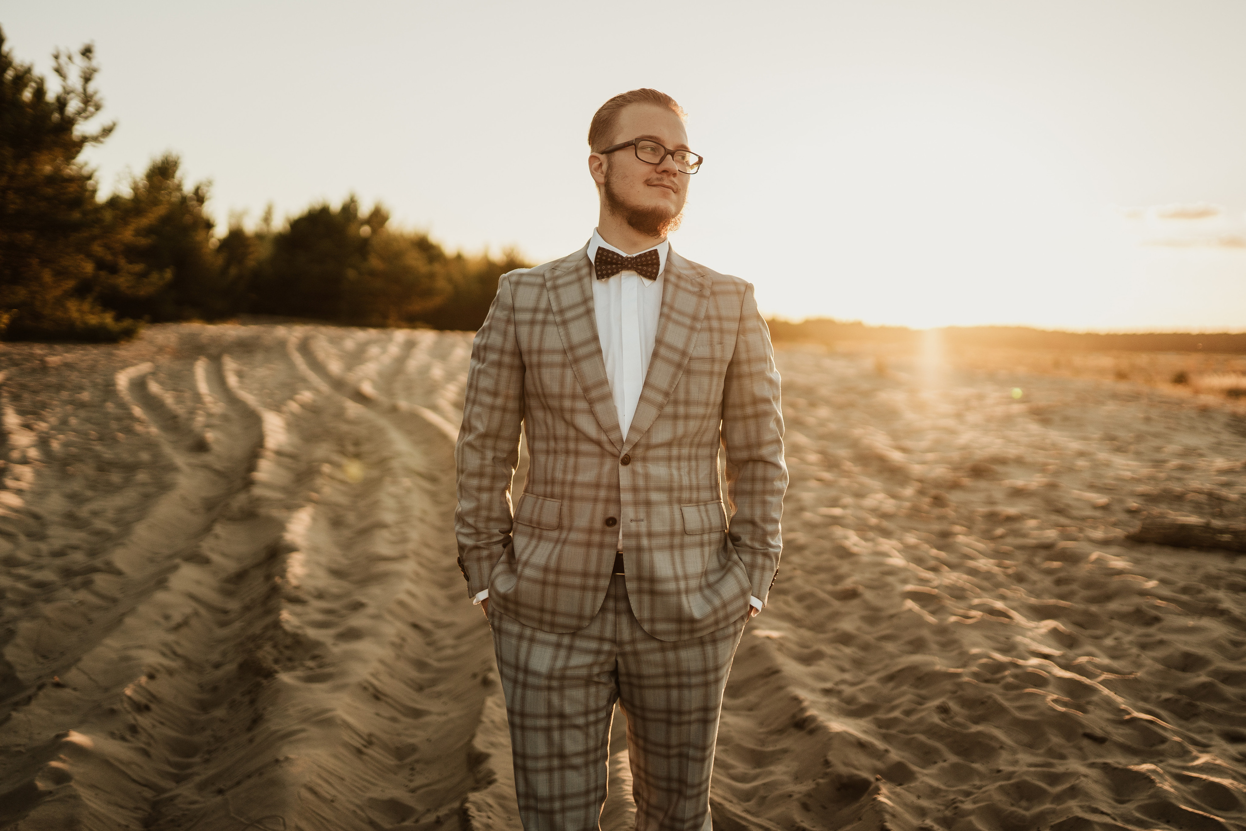 PUSTYNIA BŁĘDOWSKA: Plener ślubny Angeliki i Patryka. Karkowskafoto - fotografia miłości