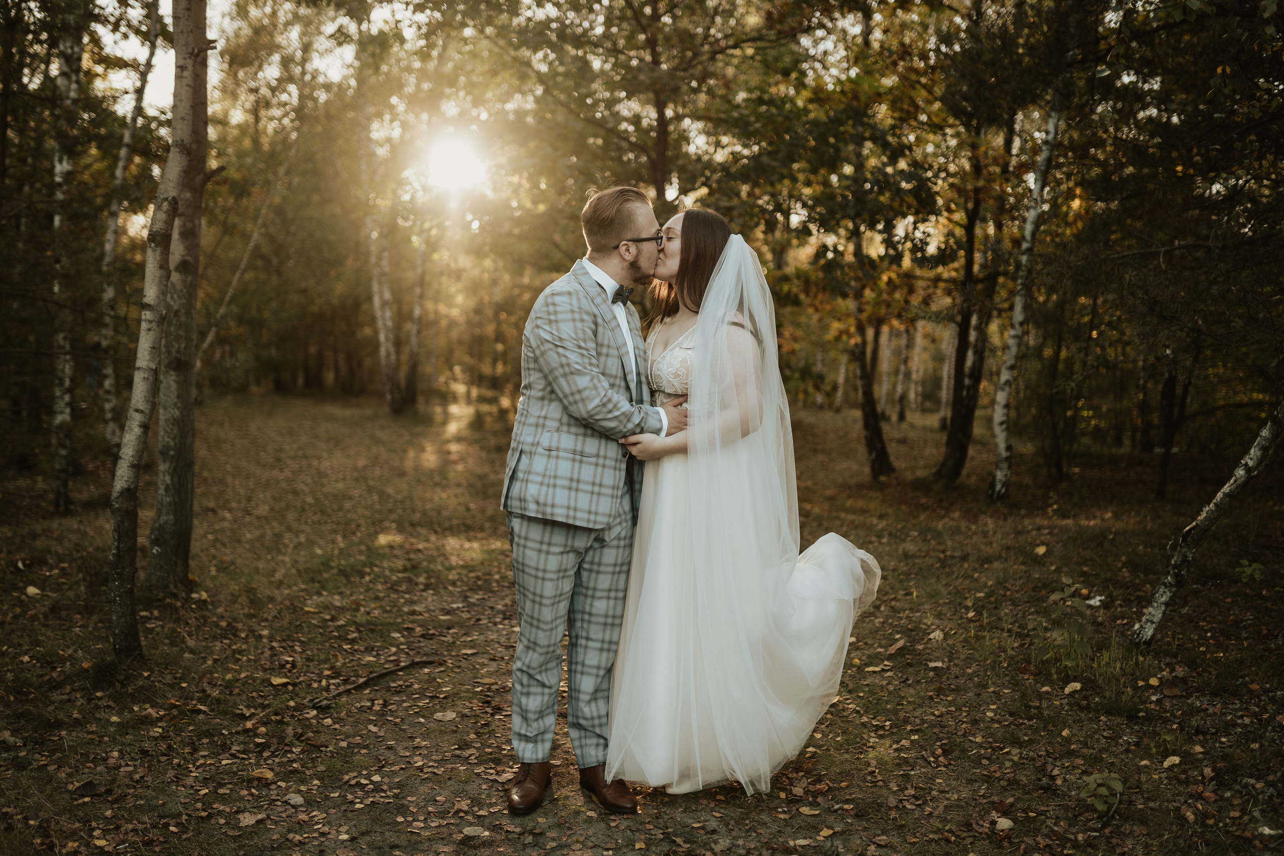 PUSTYNIA BŁĘDOWSKA: Plener ślubny Angeliki i Patryka. Karkowskafoto - fotografia miłości