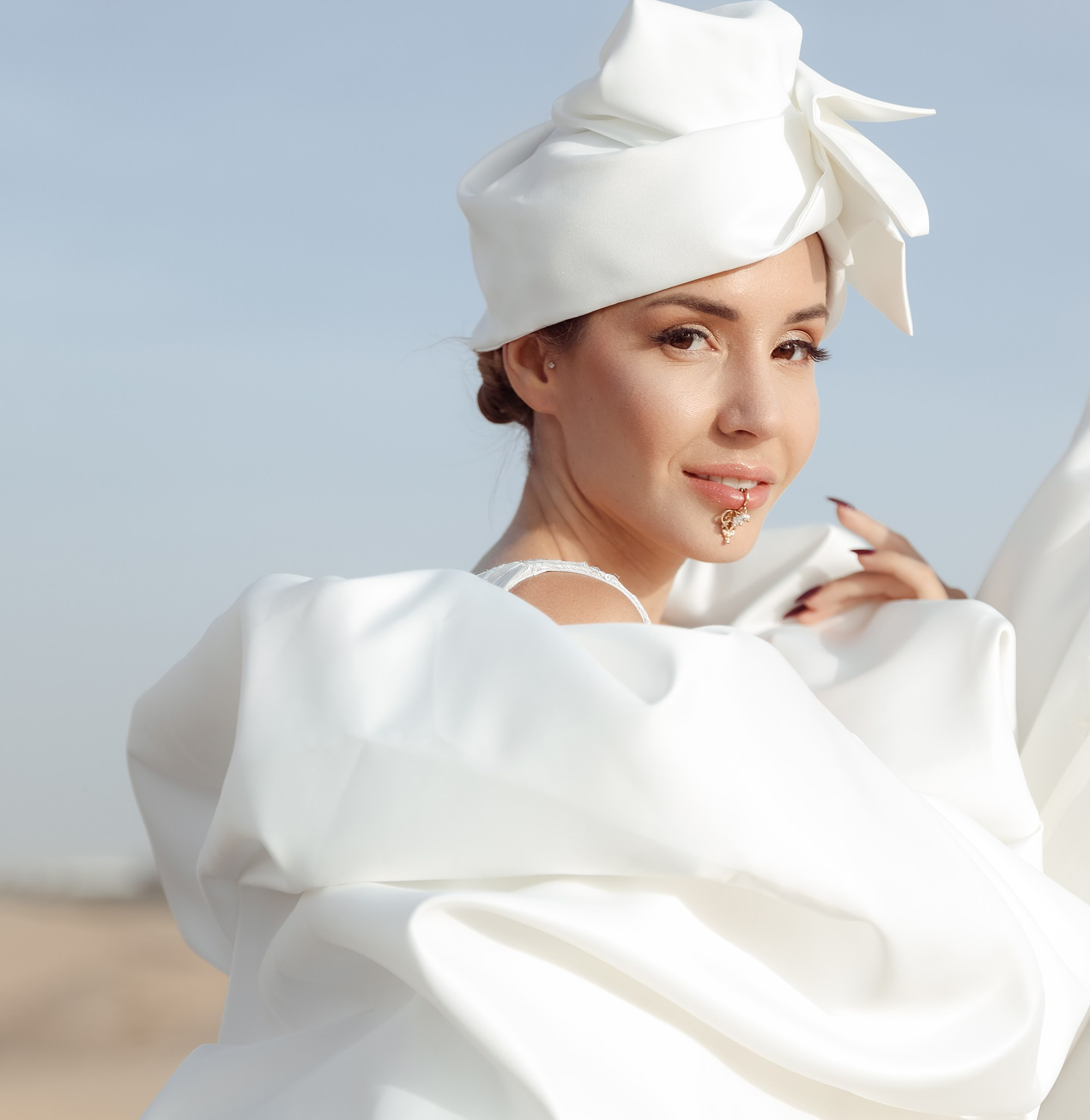 Bride's portrait. Dubai, United Arab Emirates