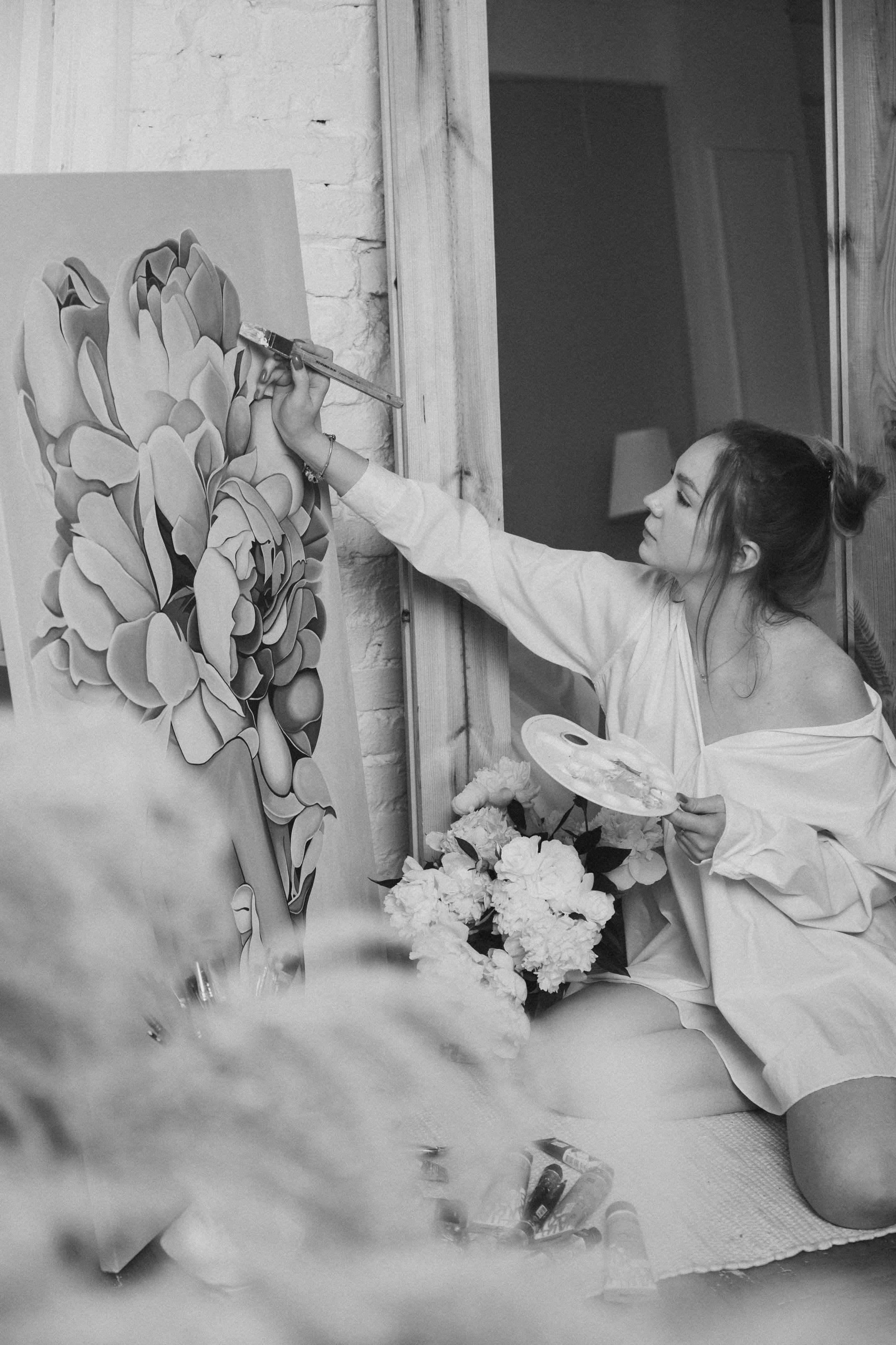 Алеся-фотосессия для художника. Фотограф Анна Кучерявая | Свадьбы и мероприятия в Дубае