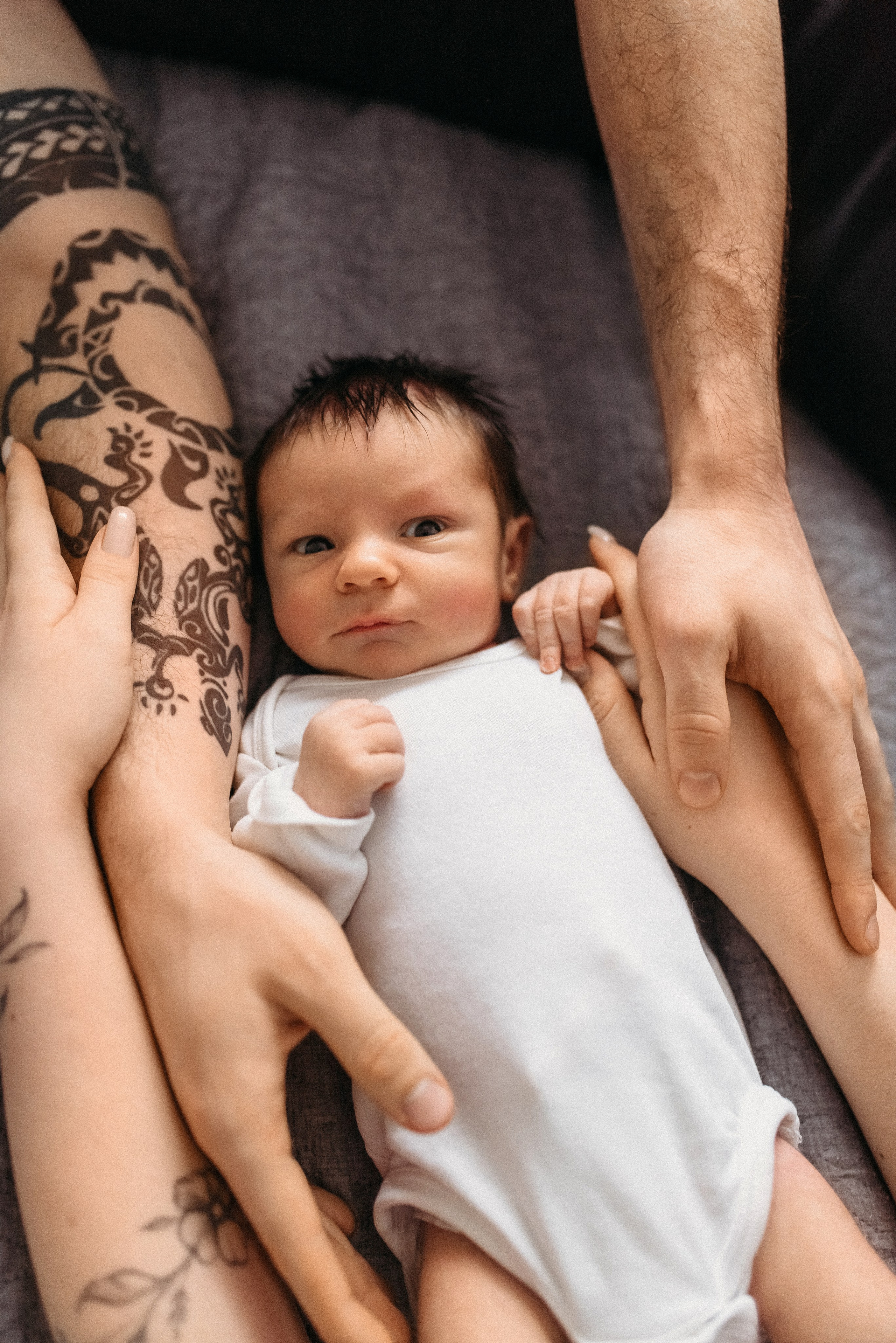 Съёмка в стиле life-style с элементами newborn от 0 до 12 мес. Семейный фотограф и фотограф новорожденных в Вильнюсе Ирина Беленкевич