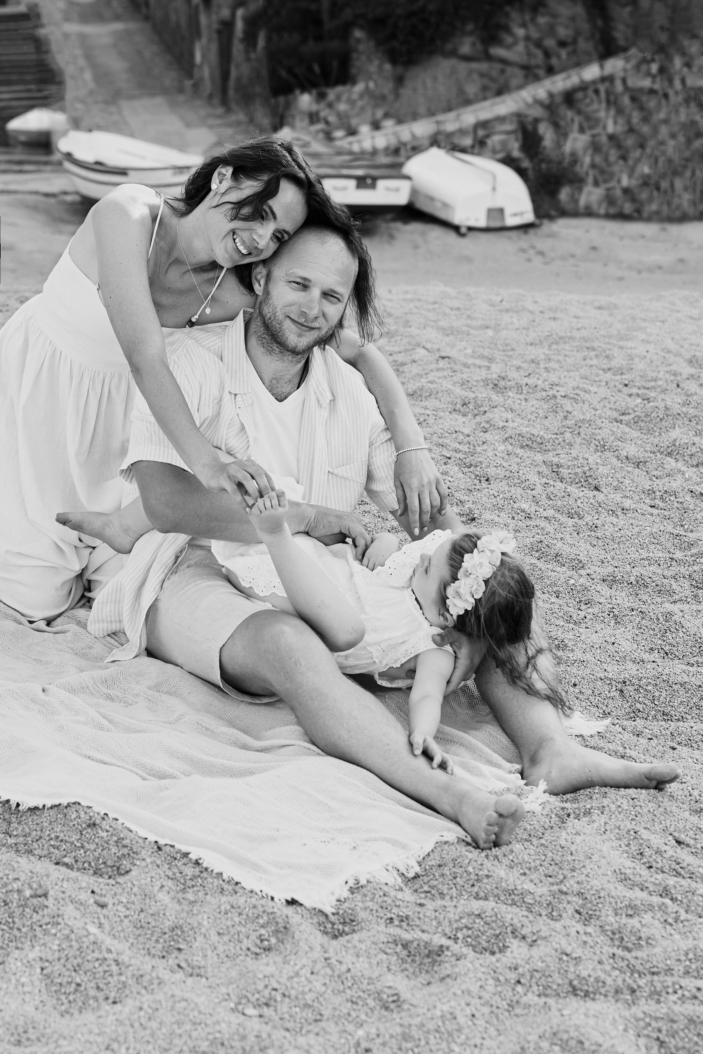 На пляже. Ллорет де Мар. Фотограф в Барселоне Жанна Захарченко