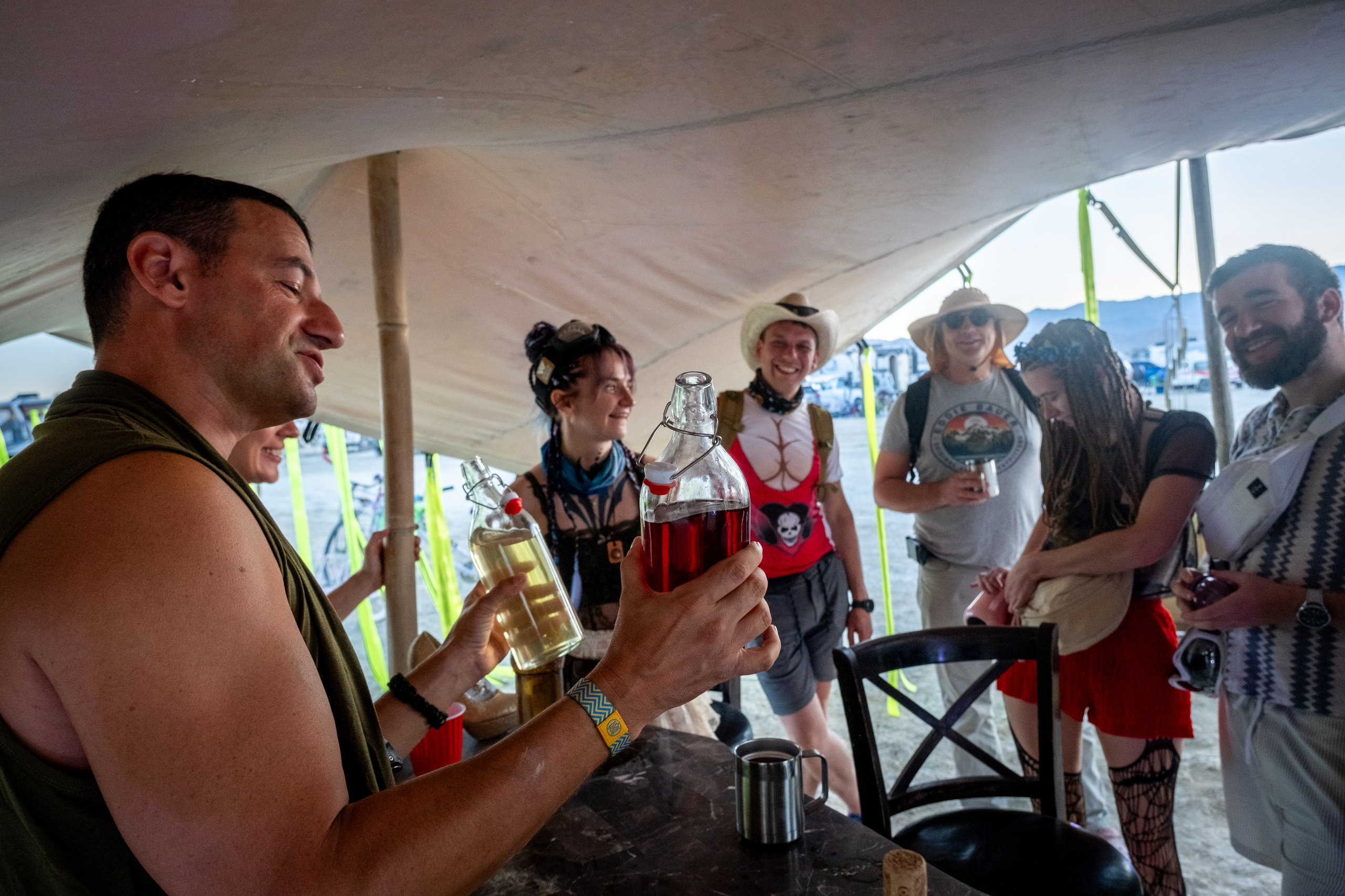 BURNING MAN 2024. Reportage concert portrait photography in the San Francisco Bay Area