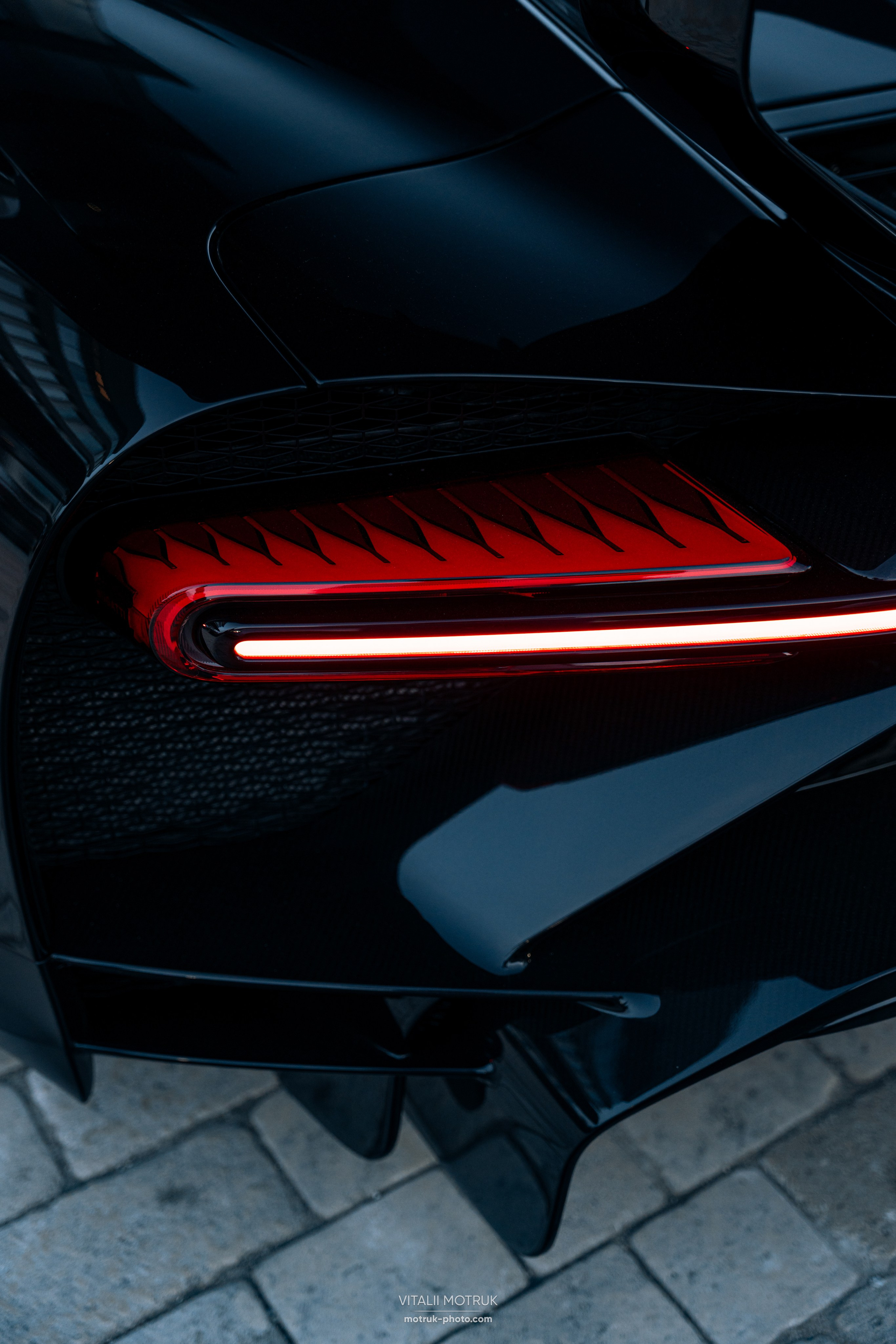 Bugatti Chiron. Photographe de voitures à Paris — Vitalii Motruk