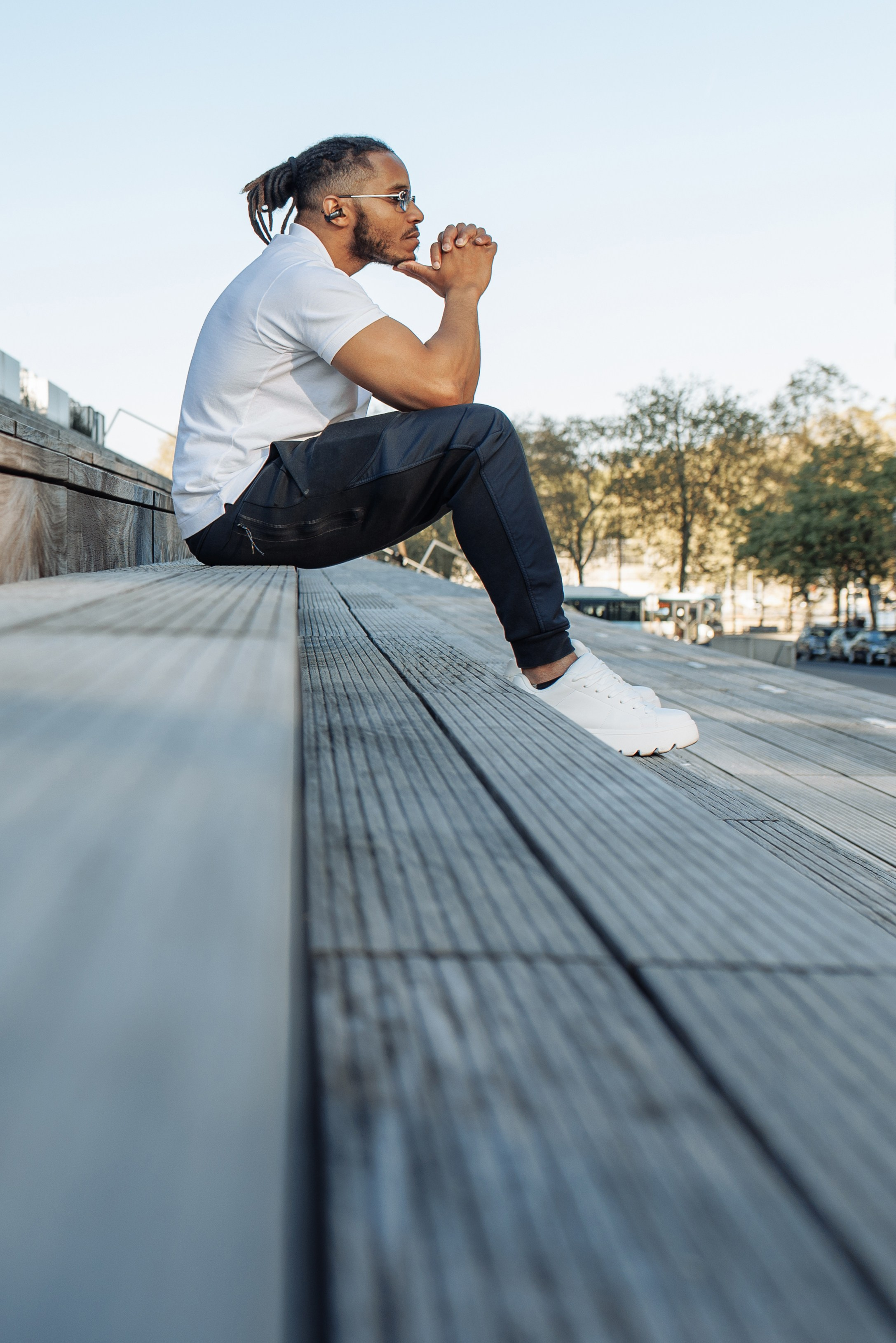 Недалеко от библиотеки Франсуа Миттерана в Париже