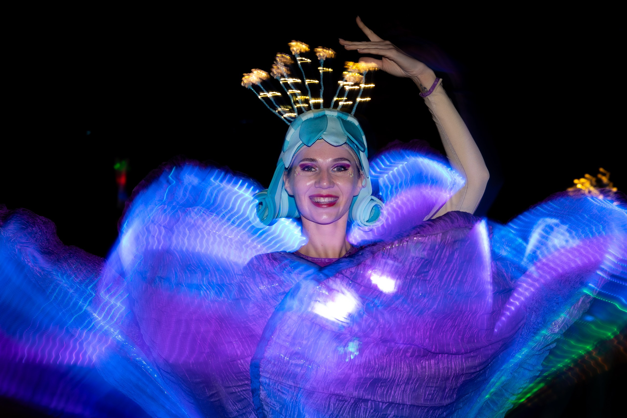 Ночной парад freezlight