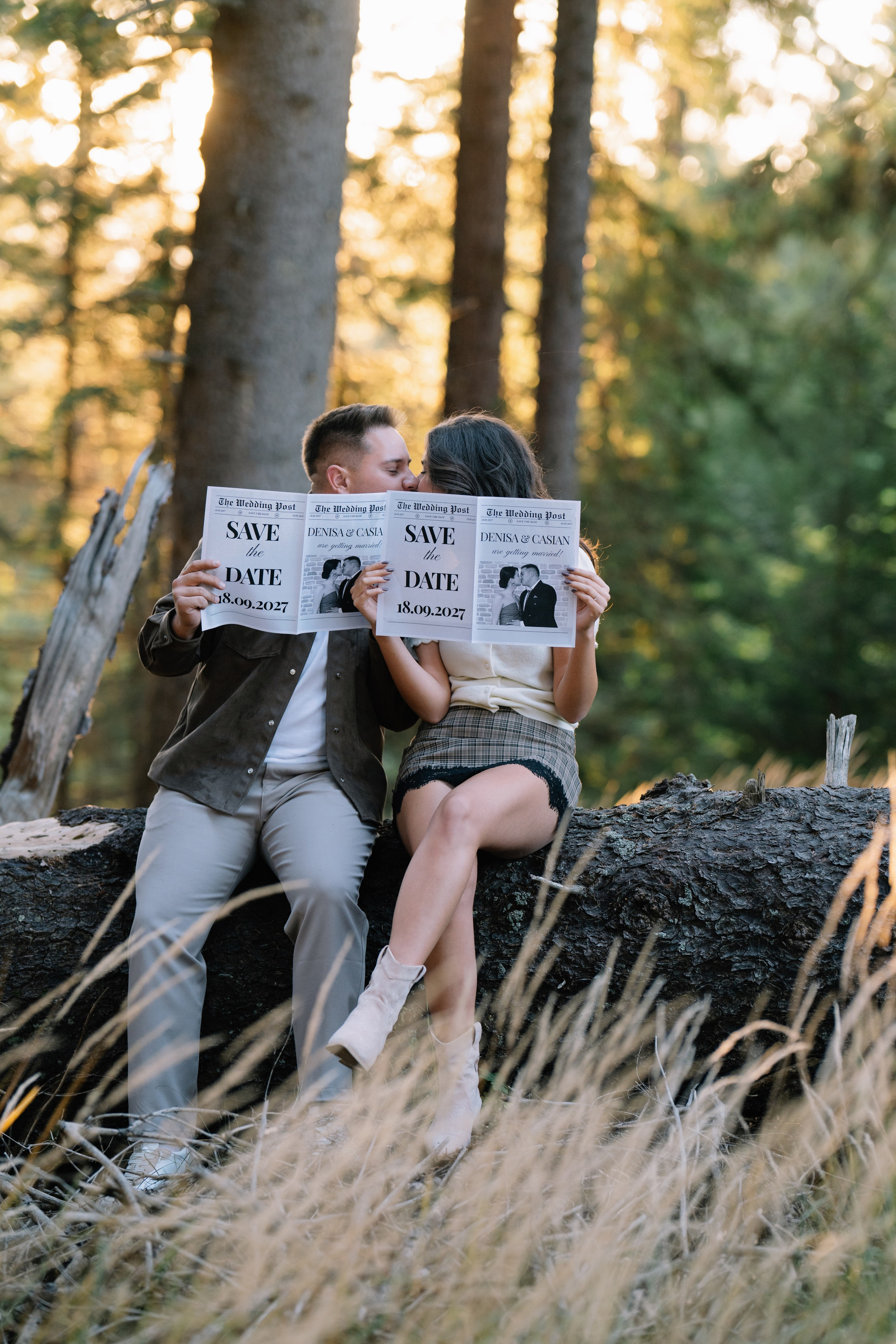 Denisa&Casian’s Save the Date Photo Session. Minimalistart