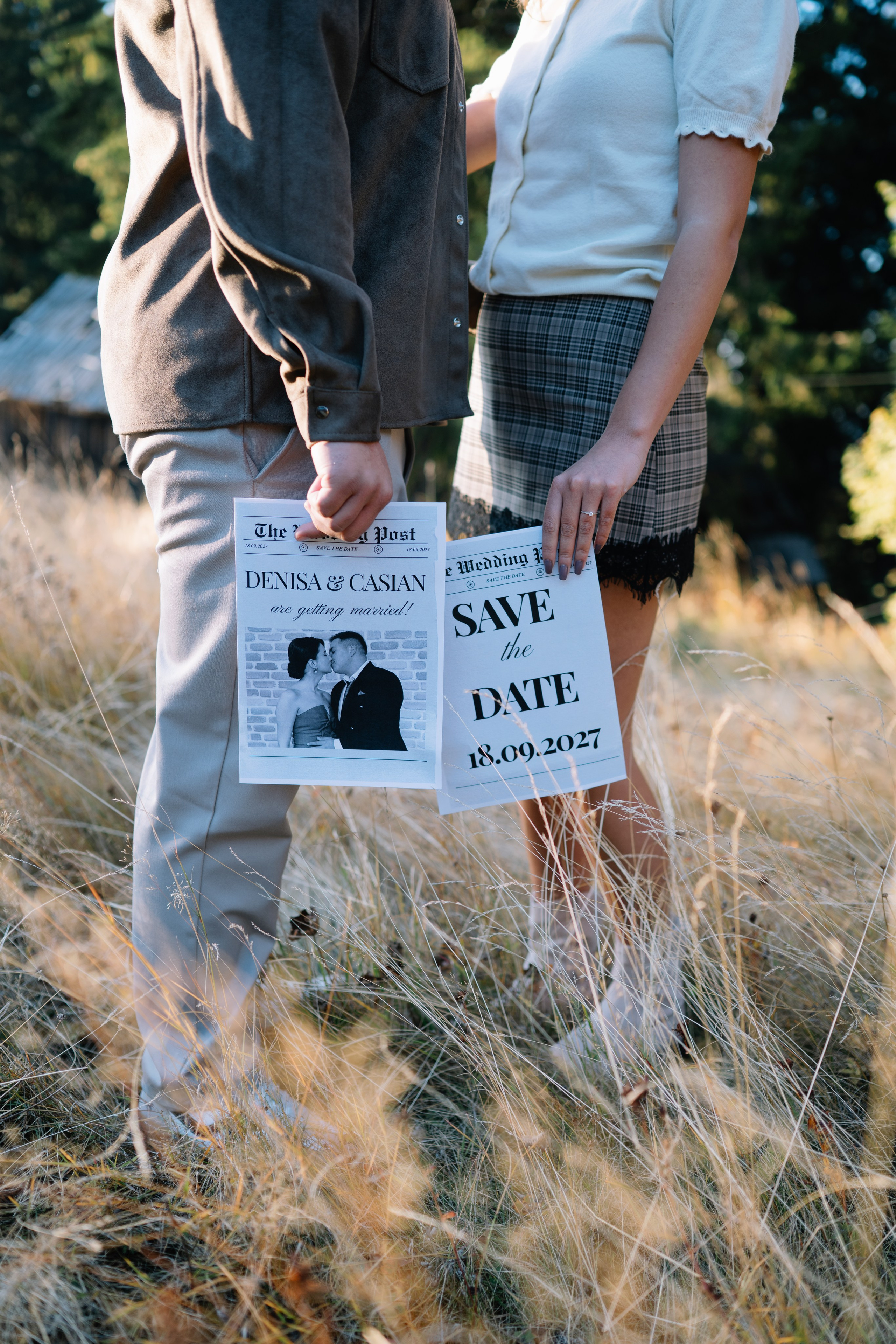 Denisa&Casian’s Save the Date Photo Session. Minimalistart