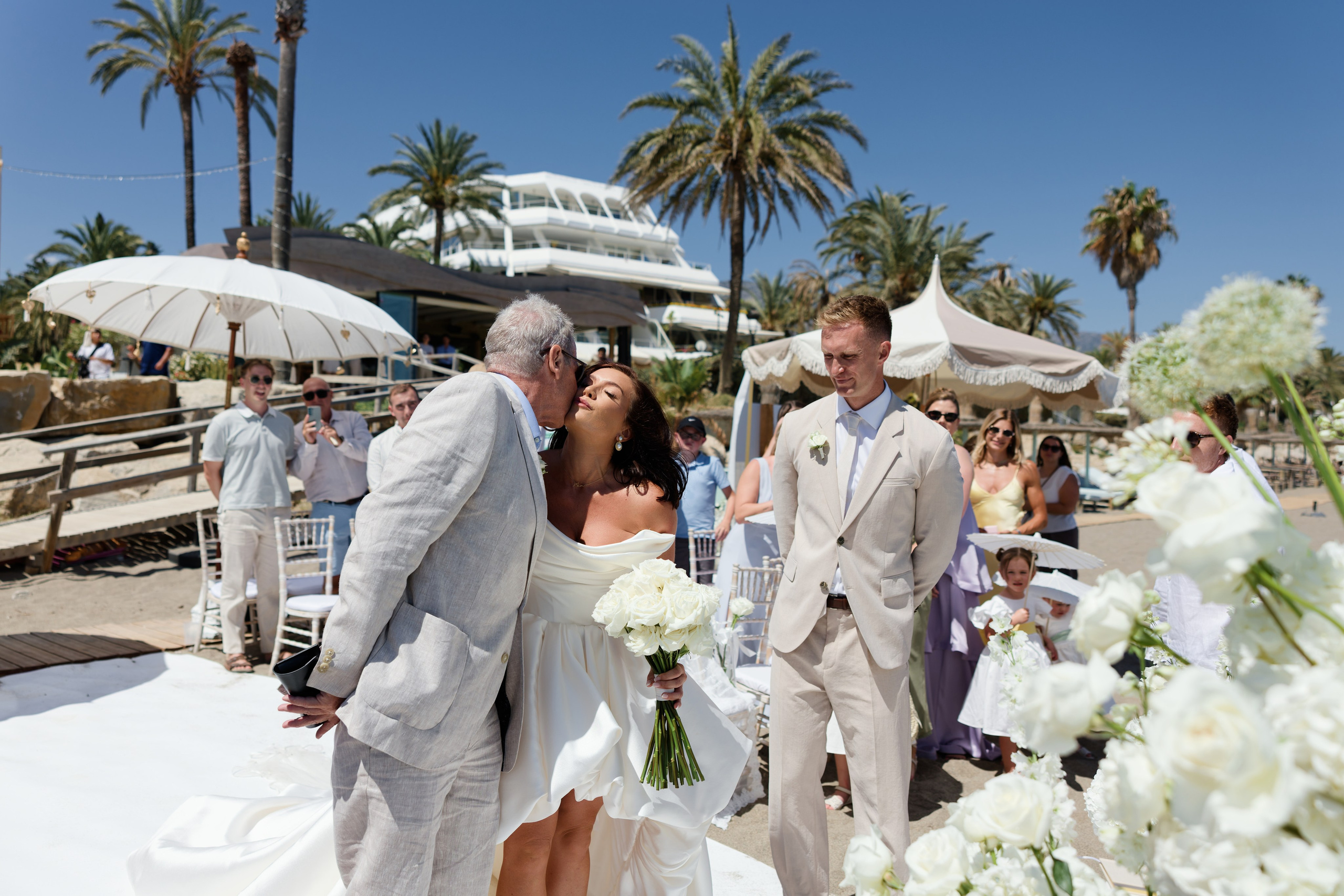 Beach Wedding in Marbella PREVIEW. Destination Wedding Photographer — Nikita Burtsev
