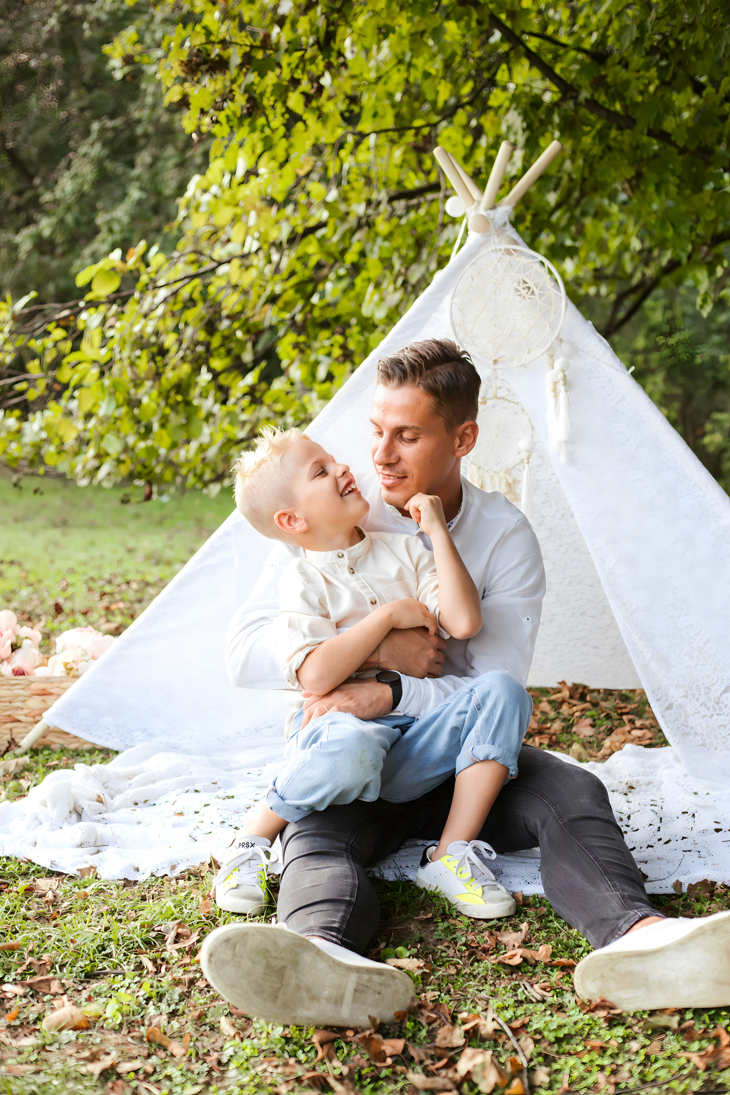 Maggie e la sua bellissima famiglia. Luci e Capricci Photography
