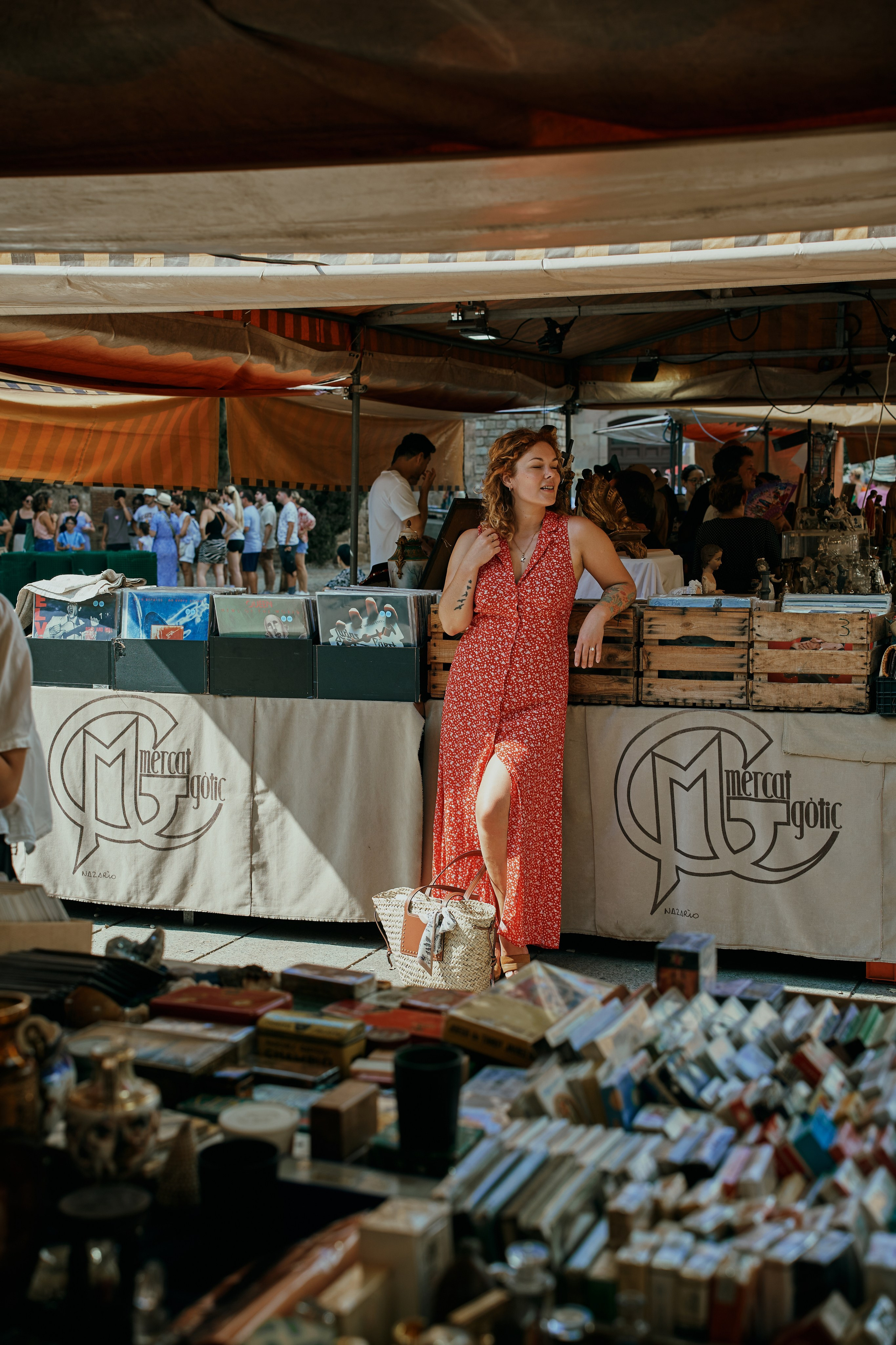 Красное платье. Кристина. Фотограф в Барселоне Жанна Захарченко