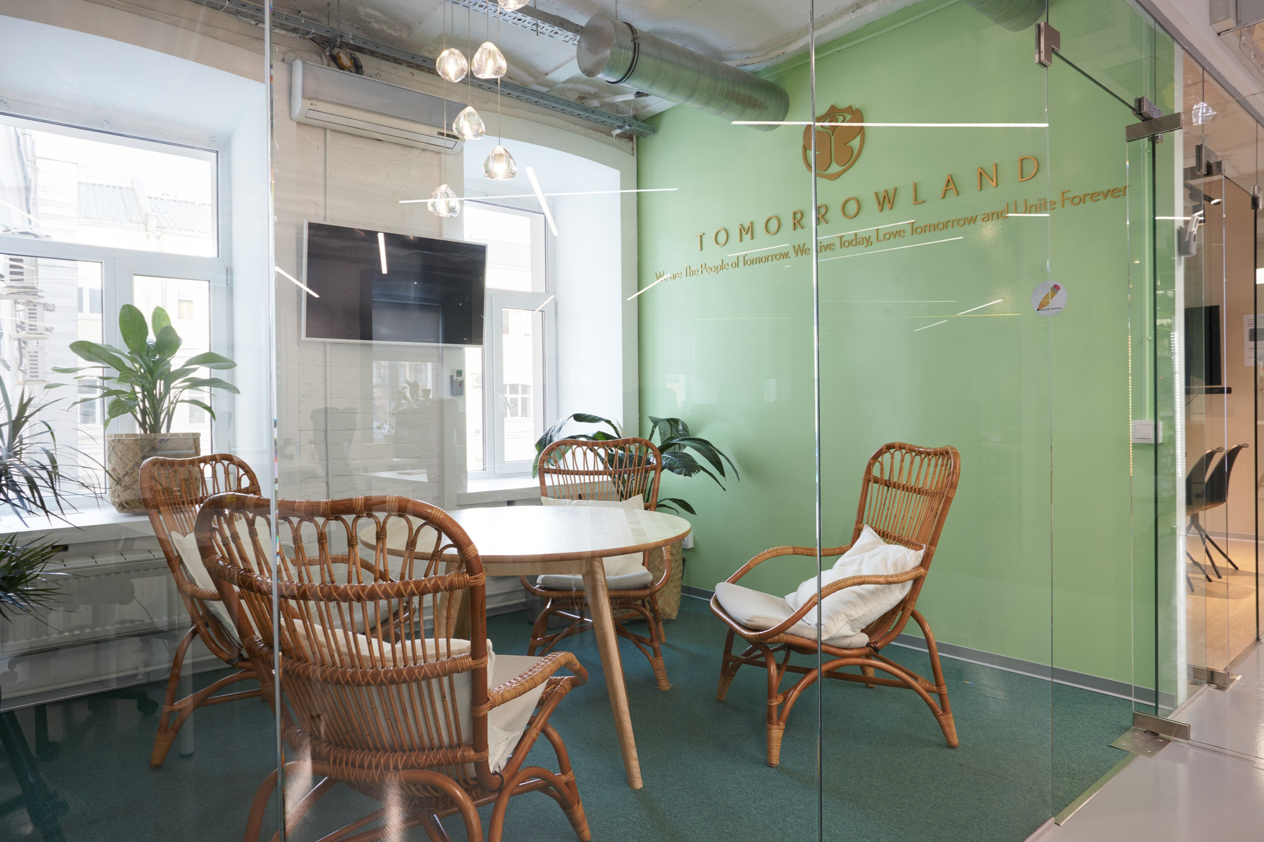 Modern style office meeting room interior - photographer Andrey Dunin